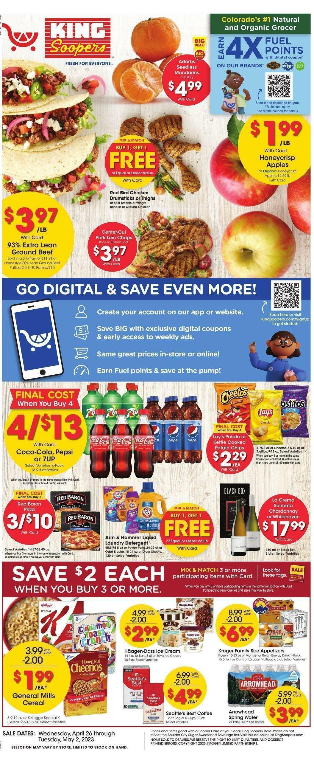 King Soopers Weekly Ad from April 26