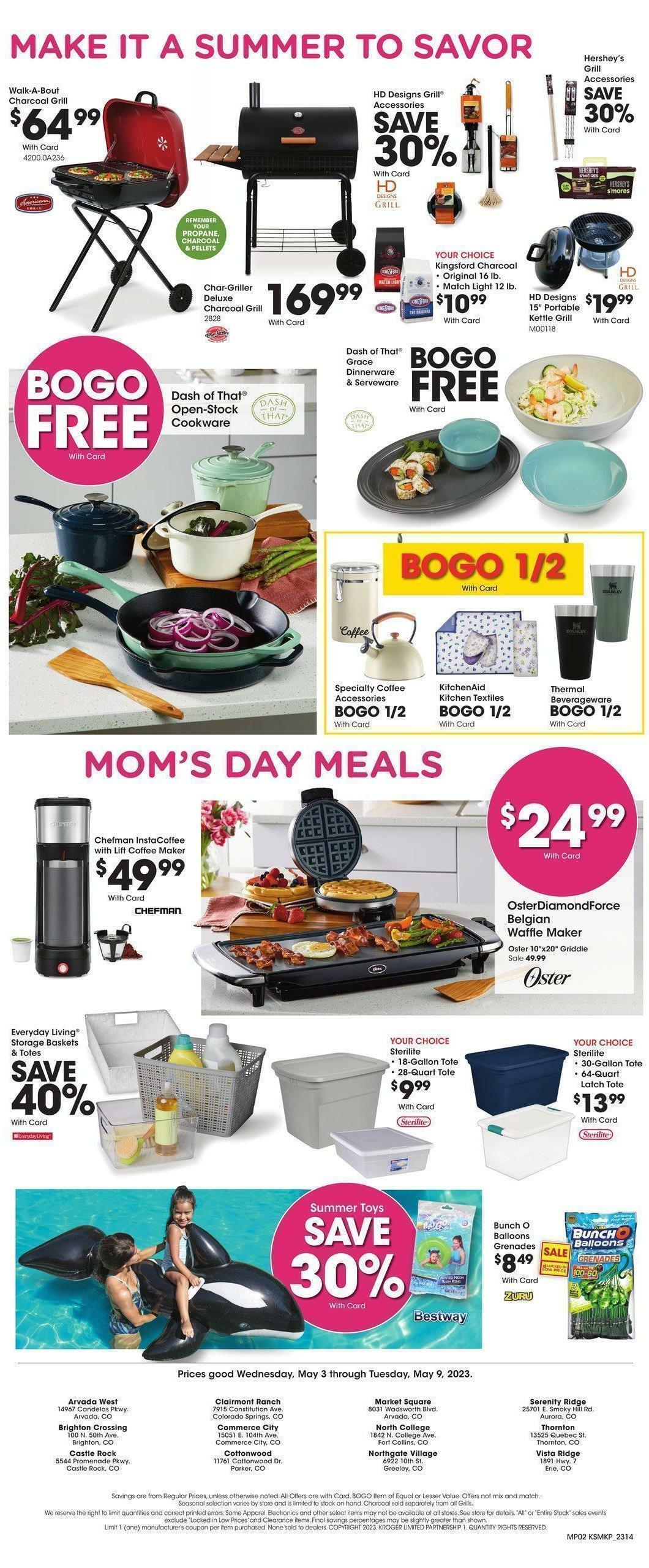 King Soopers Mom's Day Weekly Ad from May 3