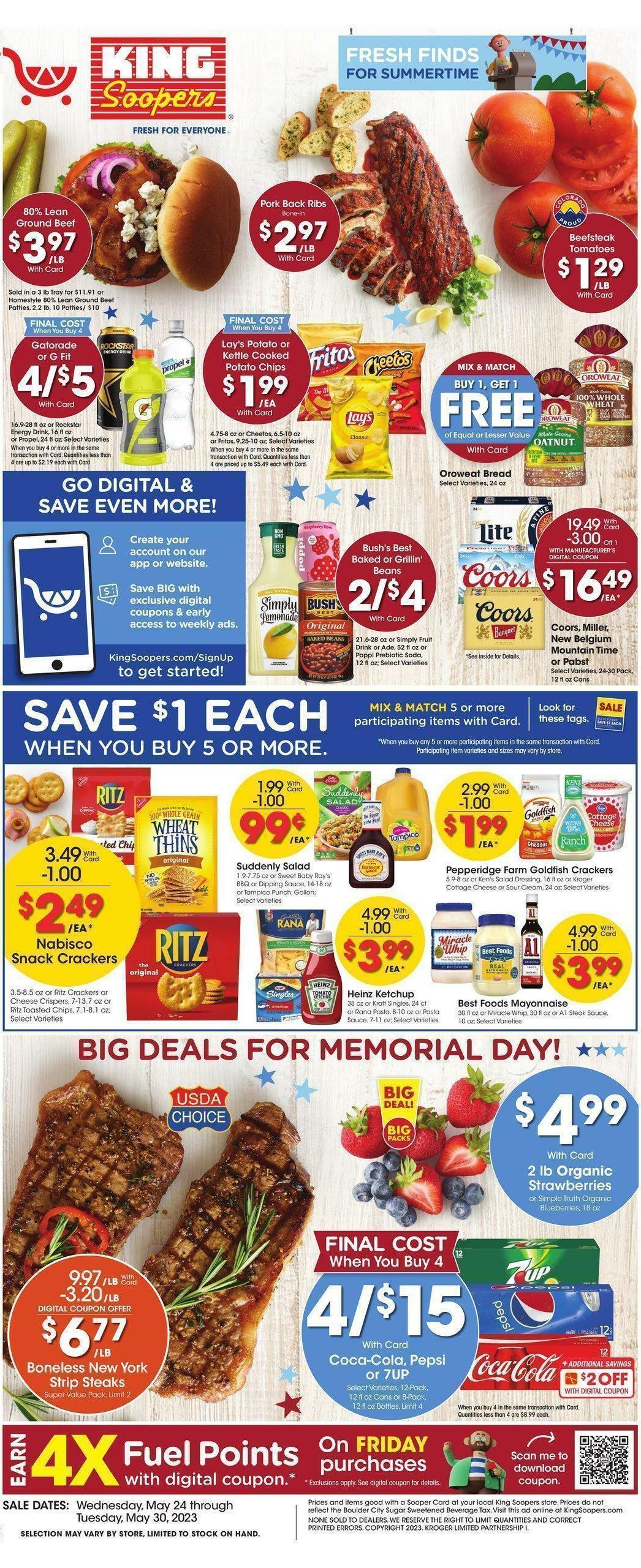 King Soopers Weekly Ad from May 24