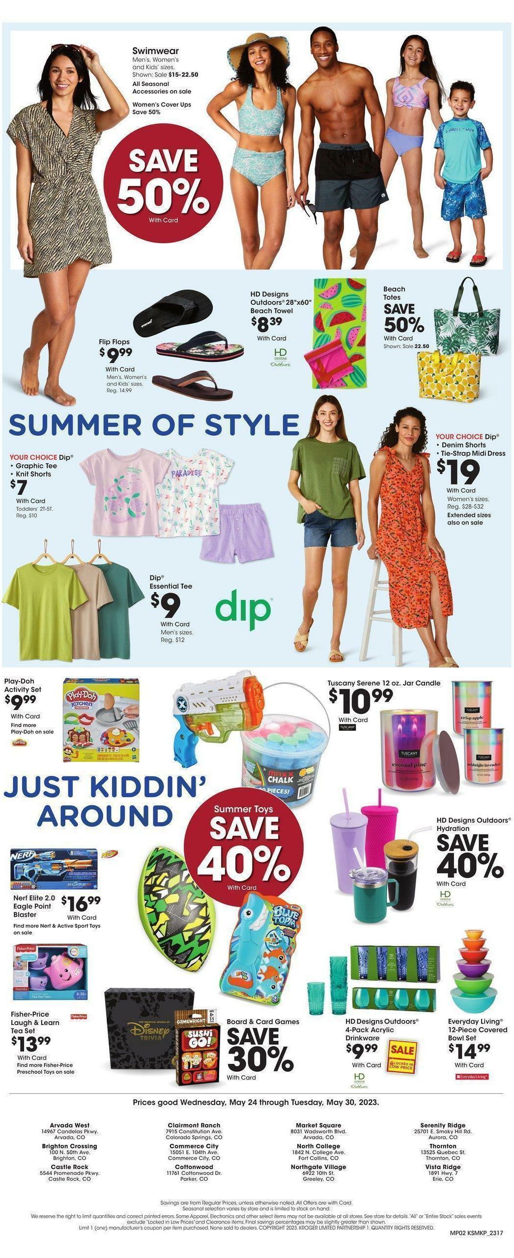 King Soopers Weekend Here We Come Weekly Ad from May 24