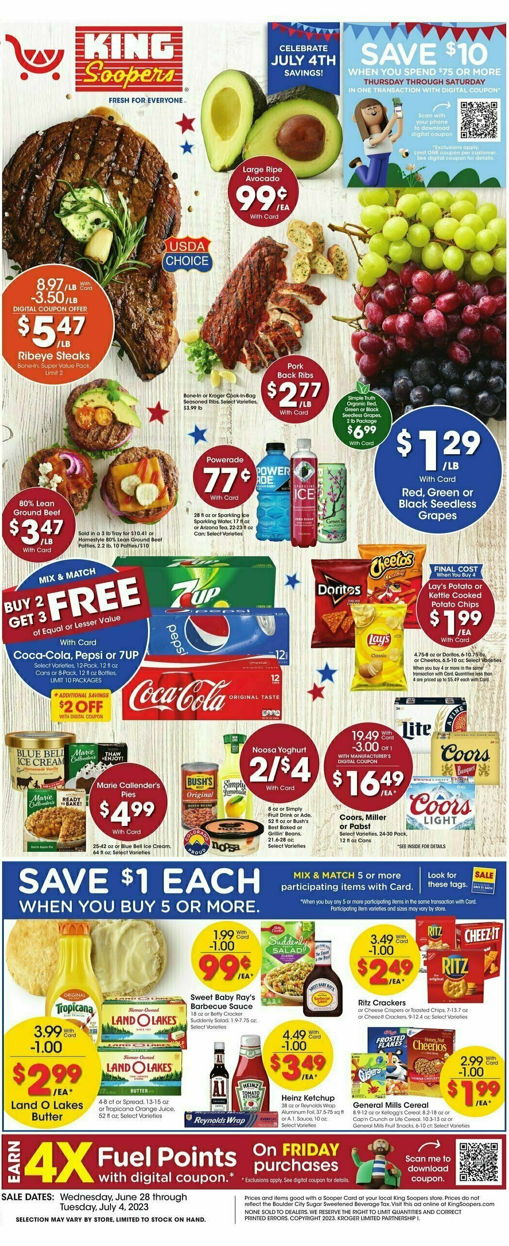 King Soopers Weekly Ad from June 28