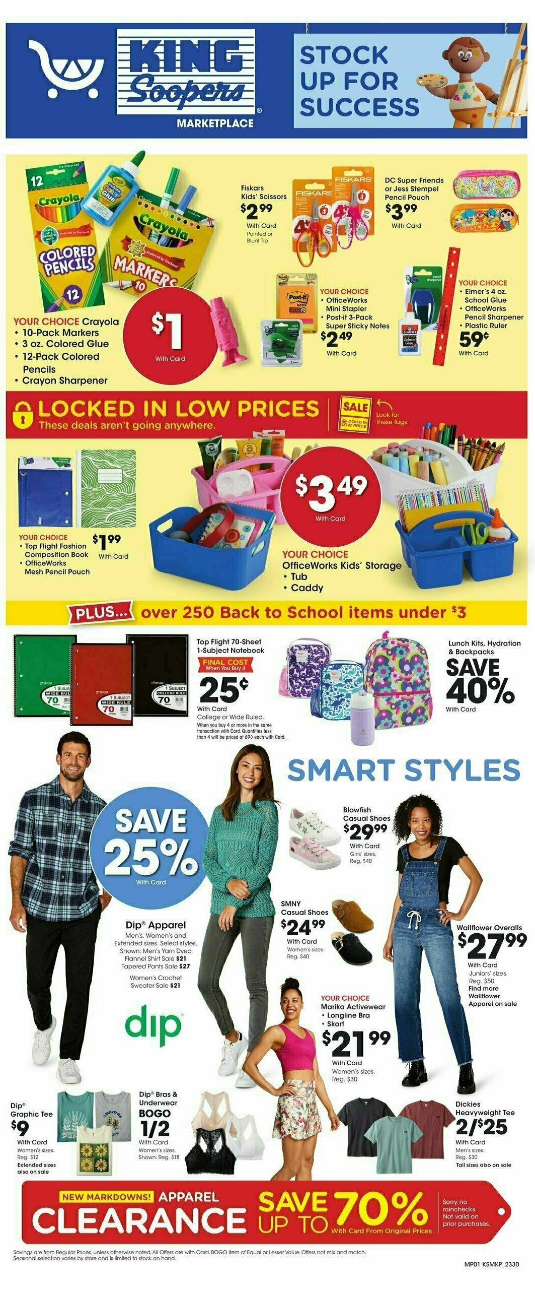 King Soopers Weekly Ad from August 23