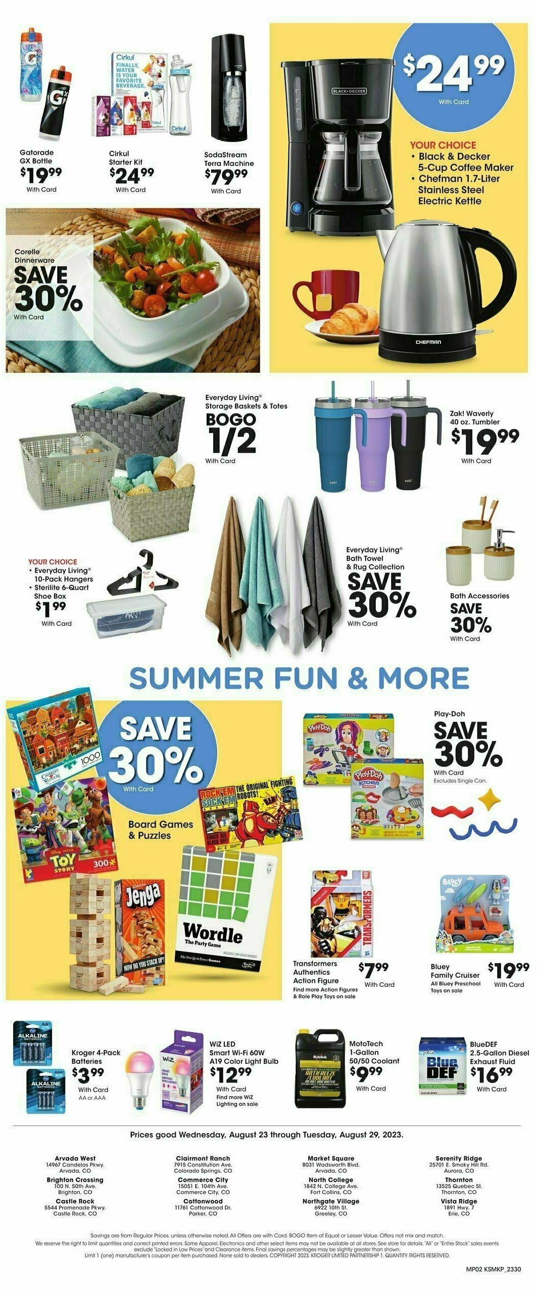 King Soopers Weekly Ad from August 23