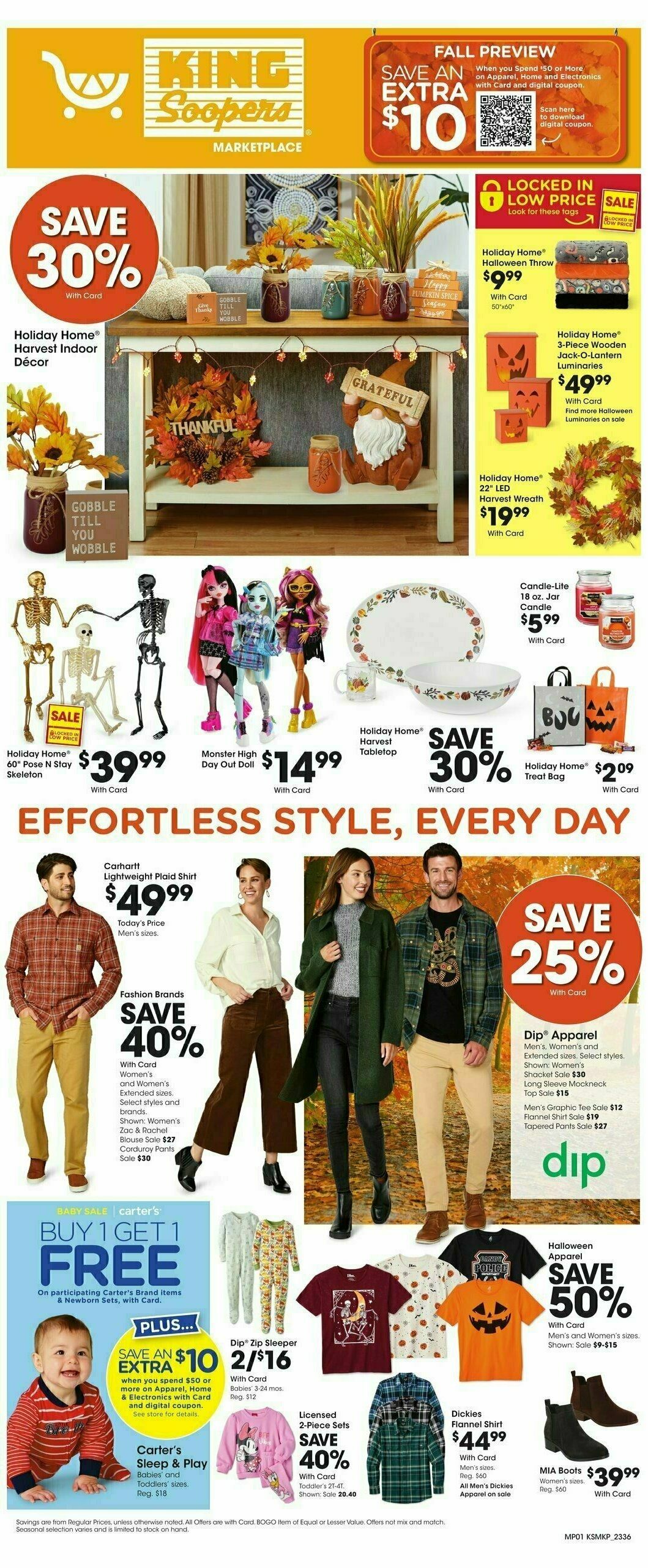King Soopers Weekly Ad from October 4