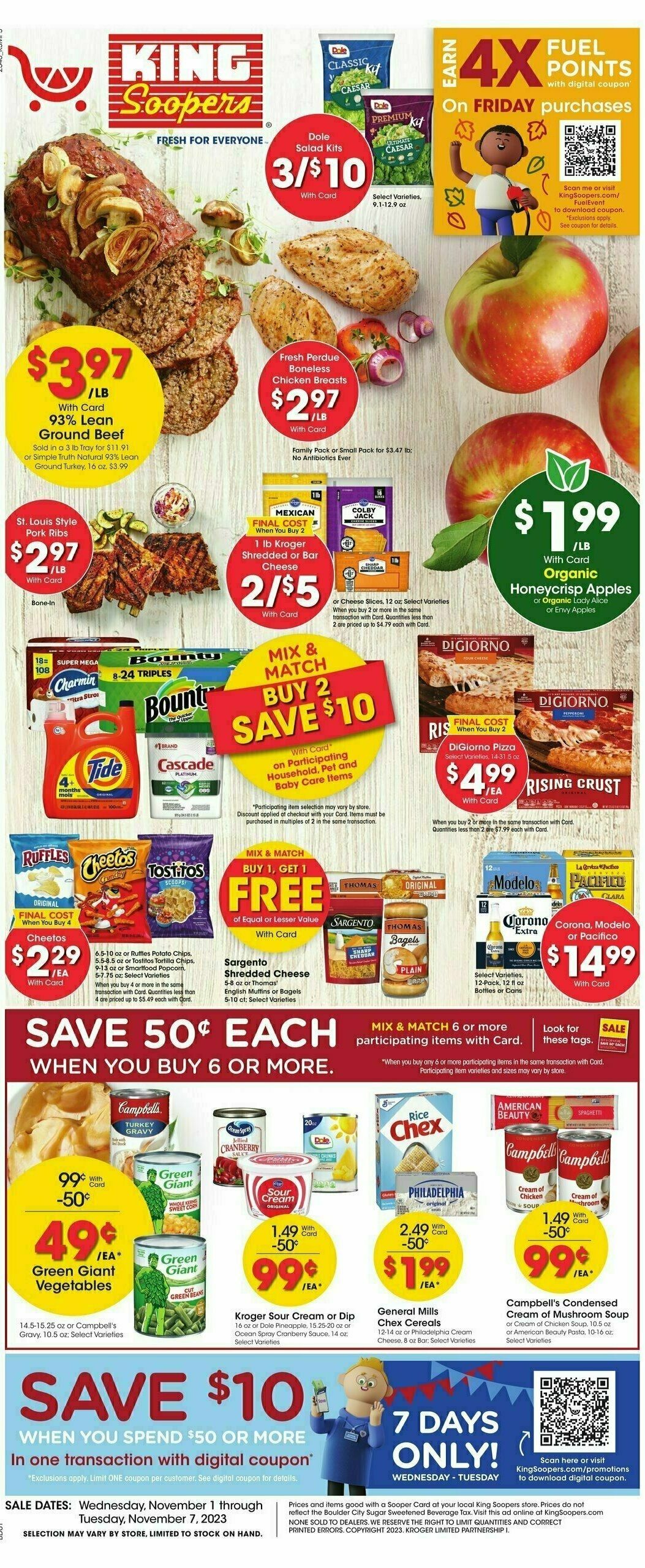 King Soopers Weekly Ad from November 1