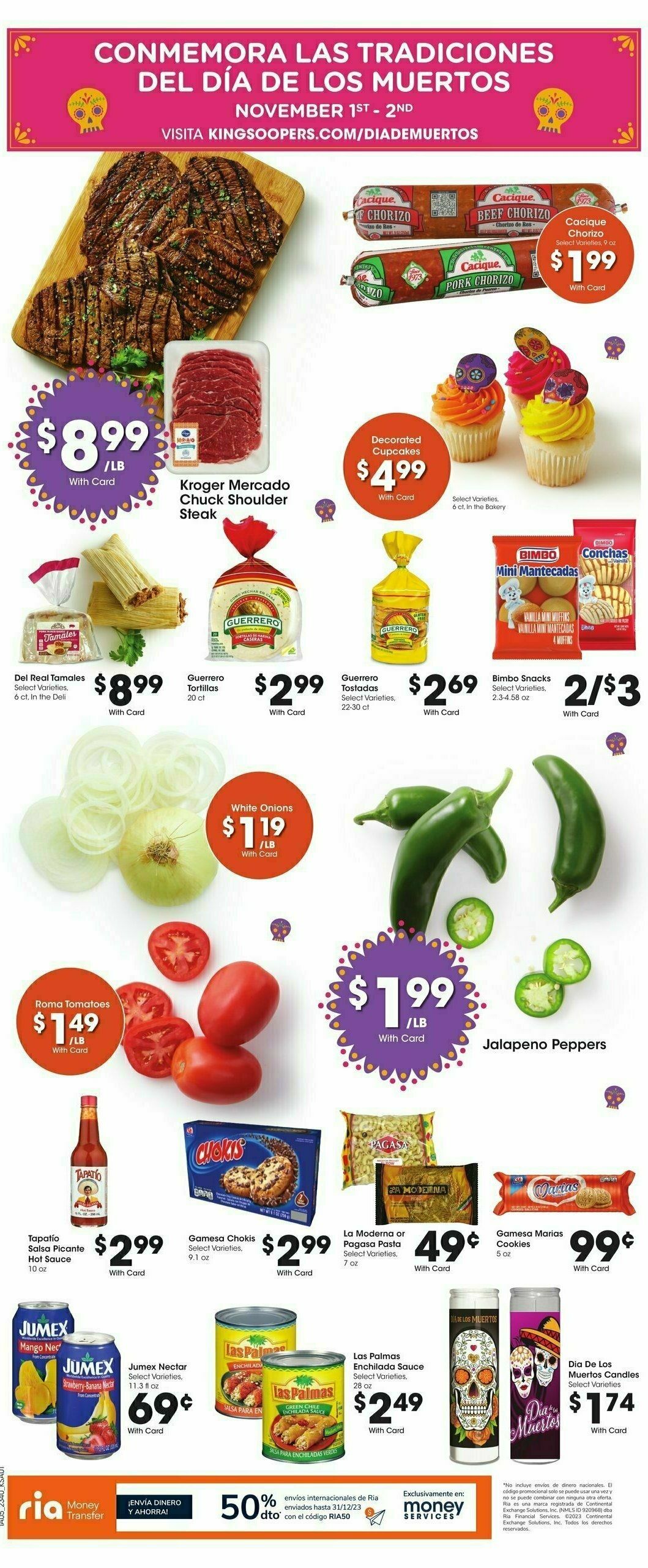 King Soopers Weekly Ad from November 1