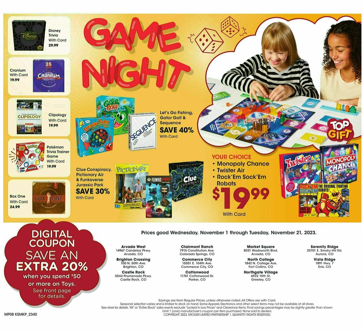 King Soopers Toy Wish Book Weekly Ad from November 1