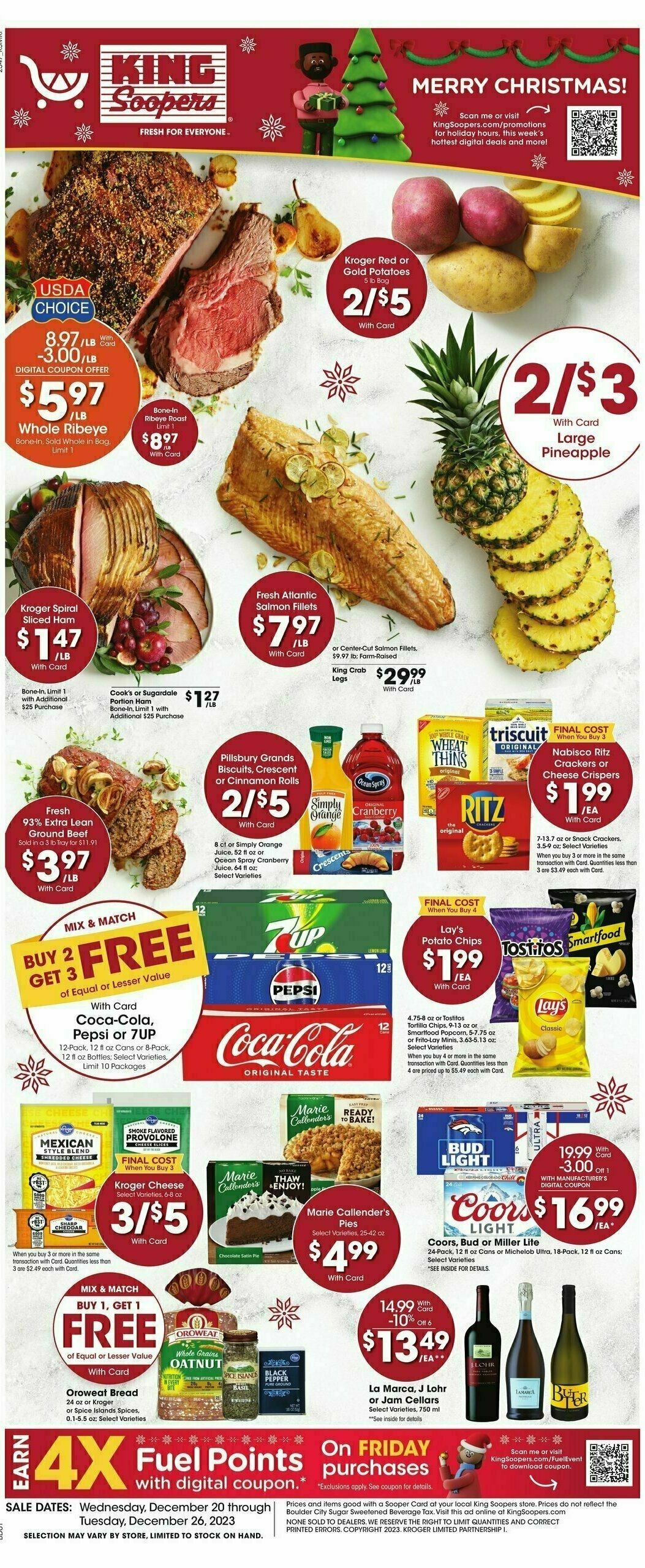 King Soopers Weekly Ad from December 20