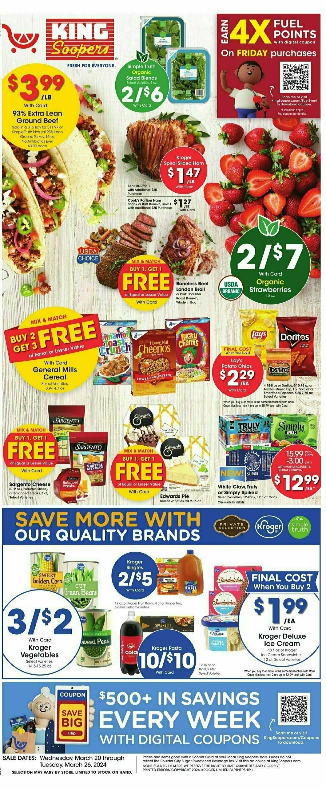 King Soopers Weekly Ad from March 20
