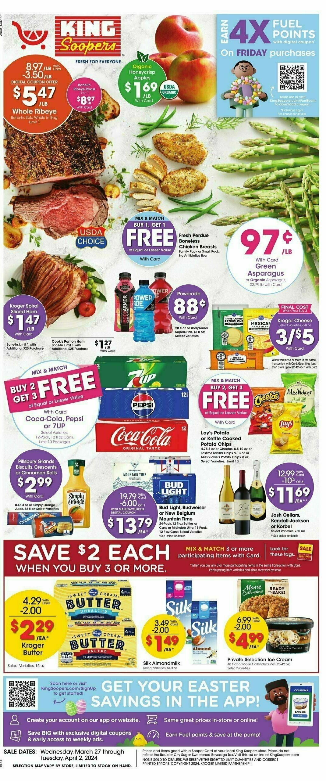 King Soopers Weekly Ad from March 27