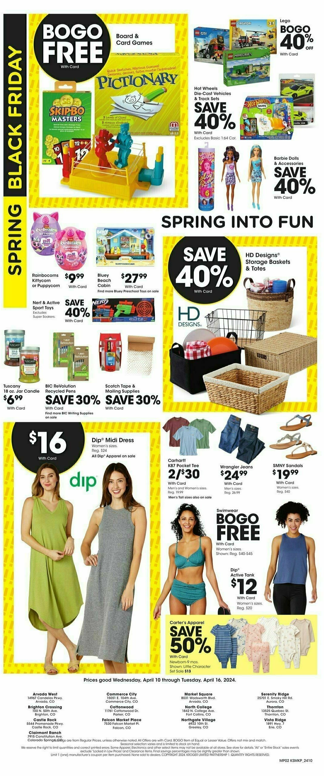 King Soopers Weekly Ad from April 10