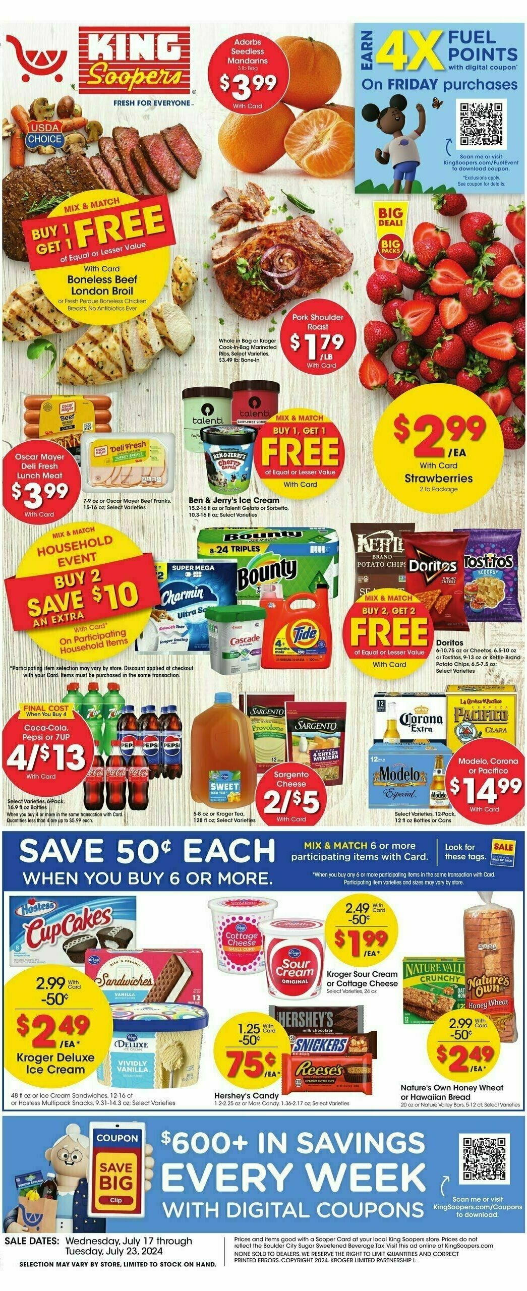 King Soopers Weekly Ad from July 17