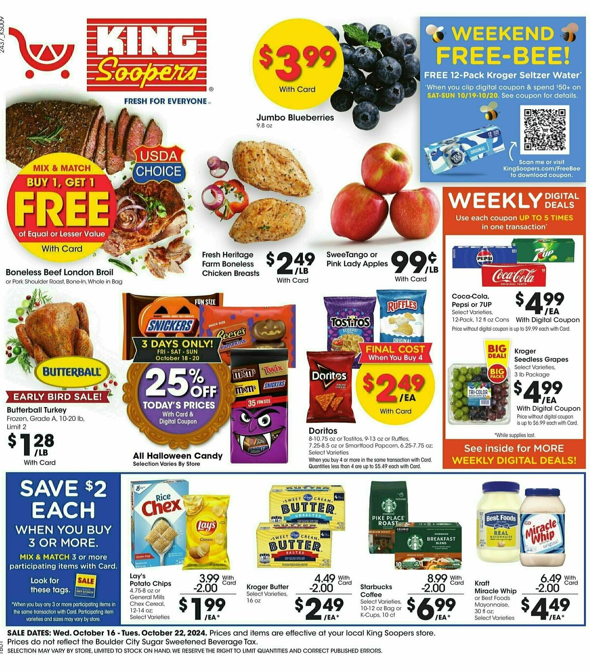 King Soopers Weekly Ad from October 16