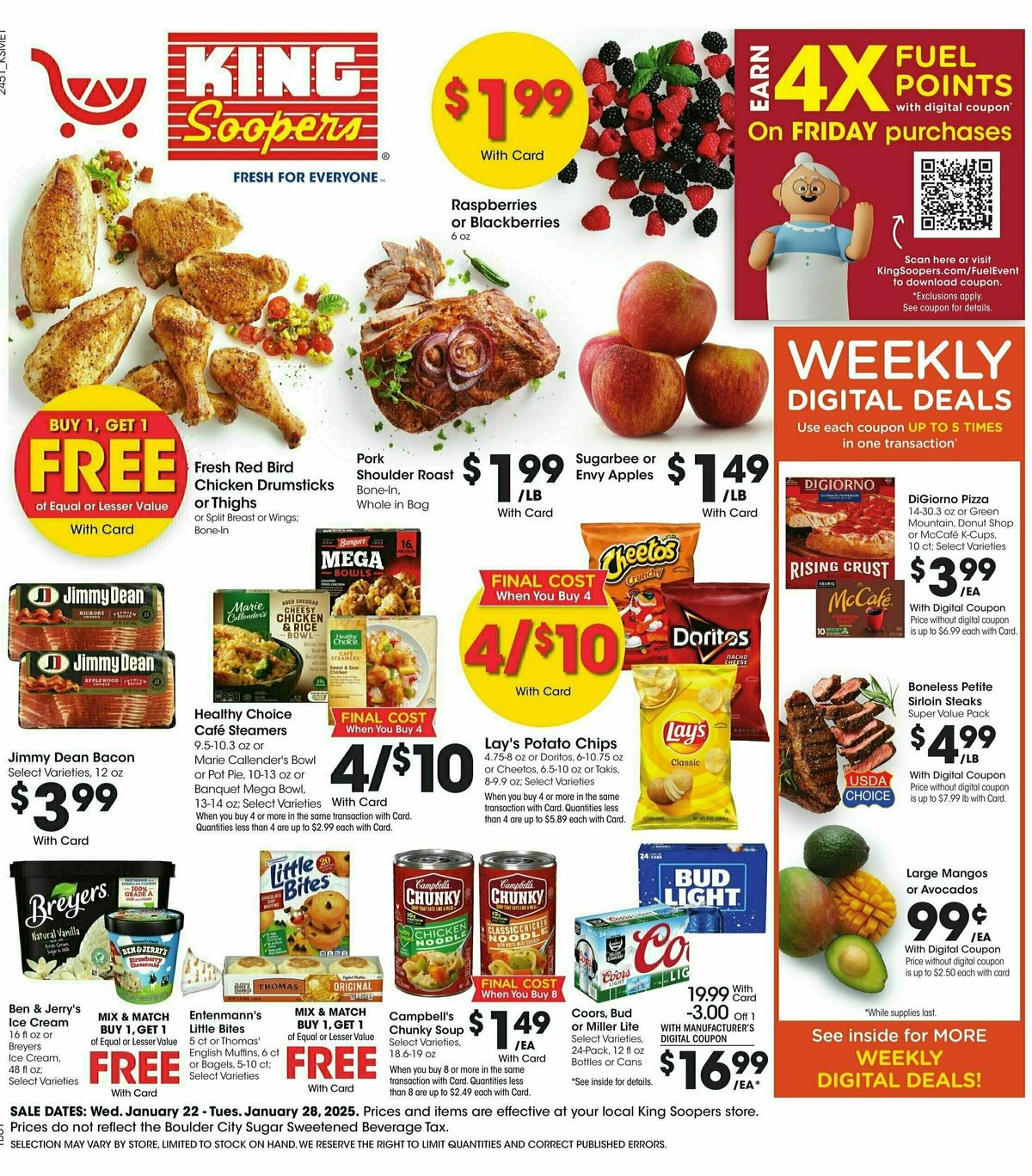 King Soopers Weekly Ad from January 22