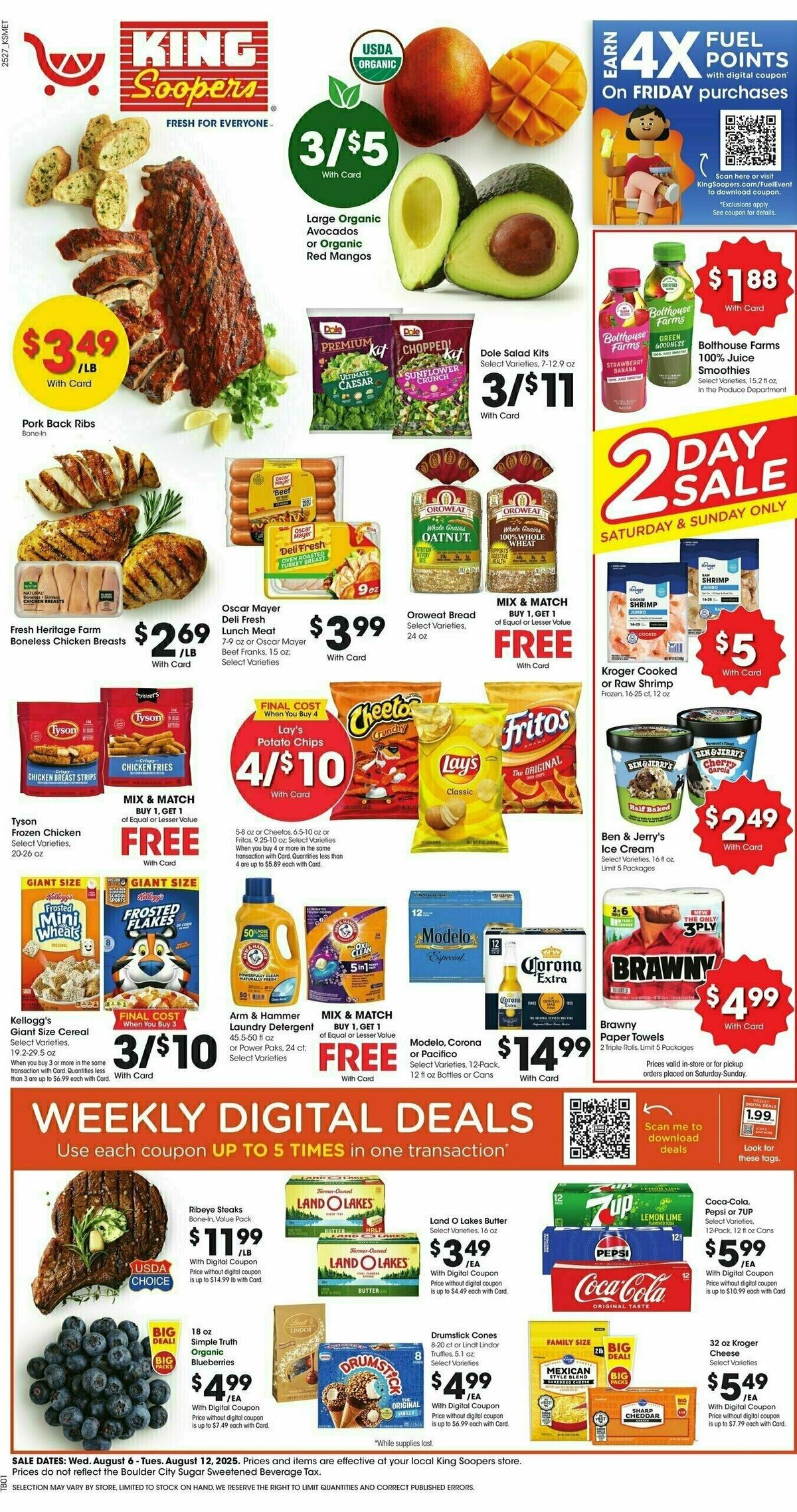 King Soopers Weekly Ad from August 6