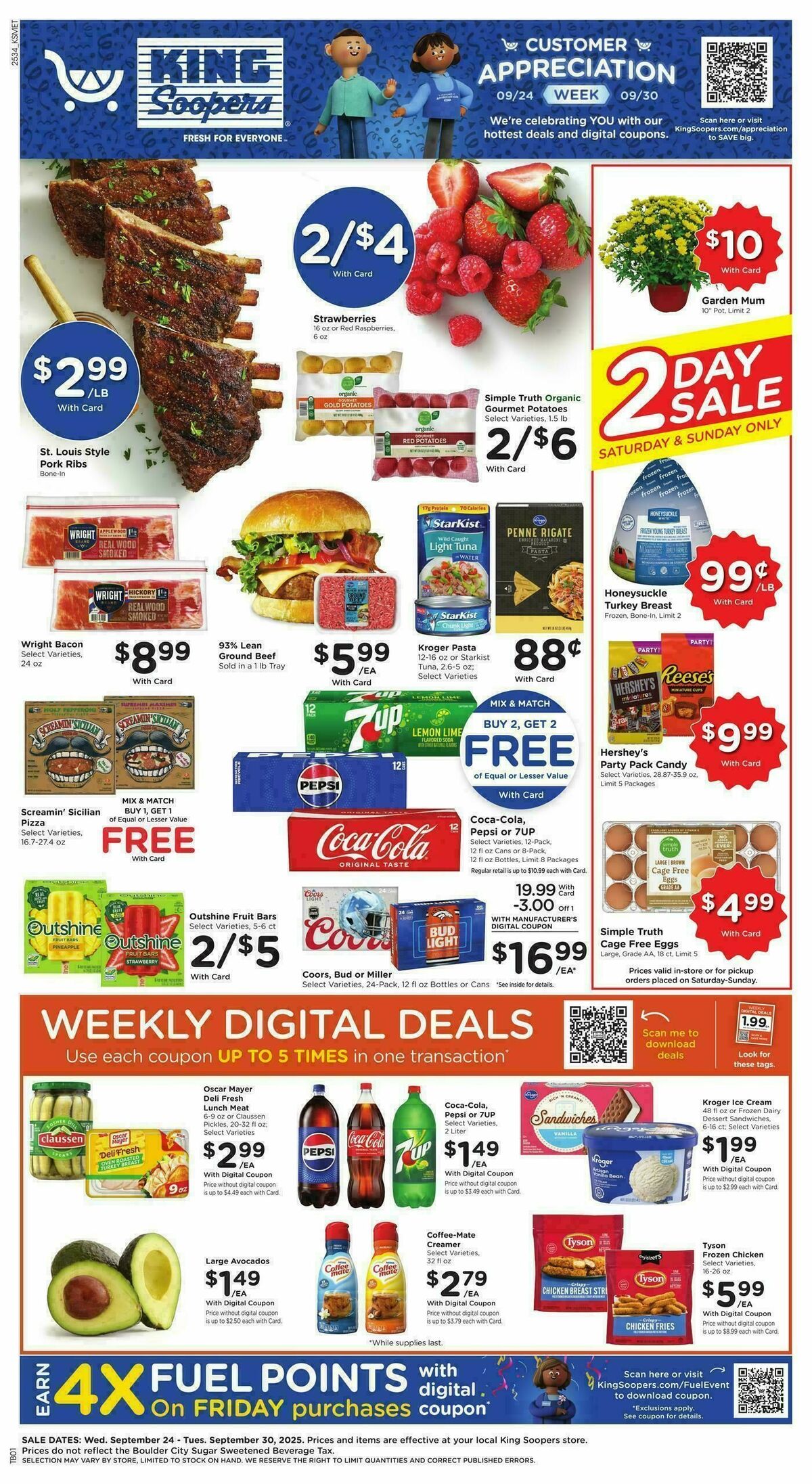 King Soopers Weekly Ad from September 24