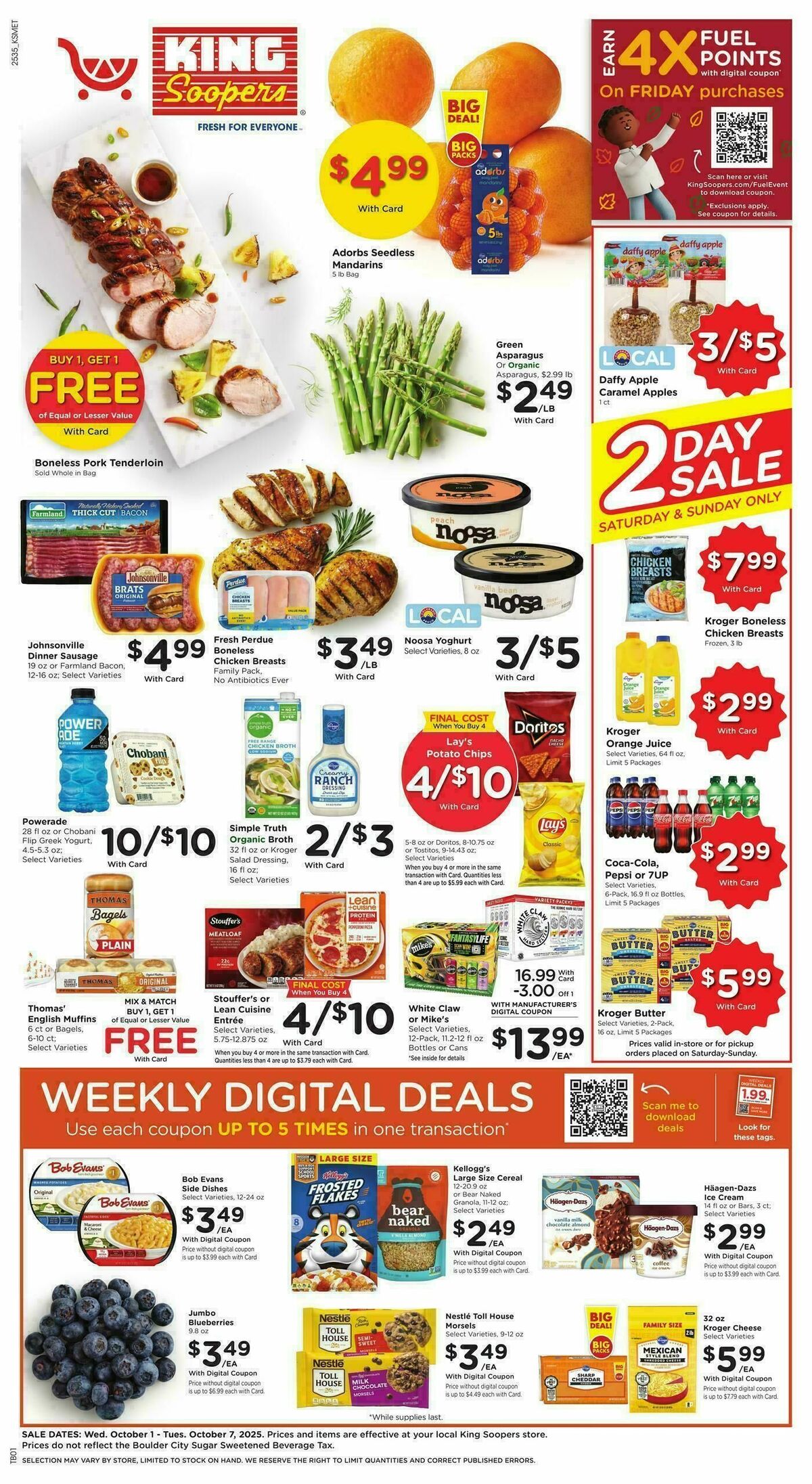 King Soopers Weekly Ad from October 1