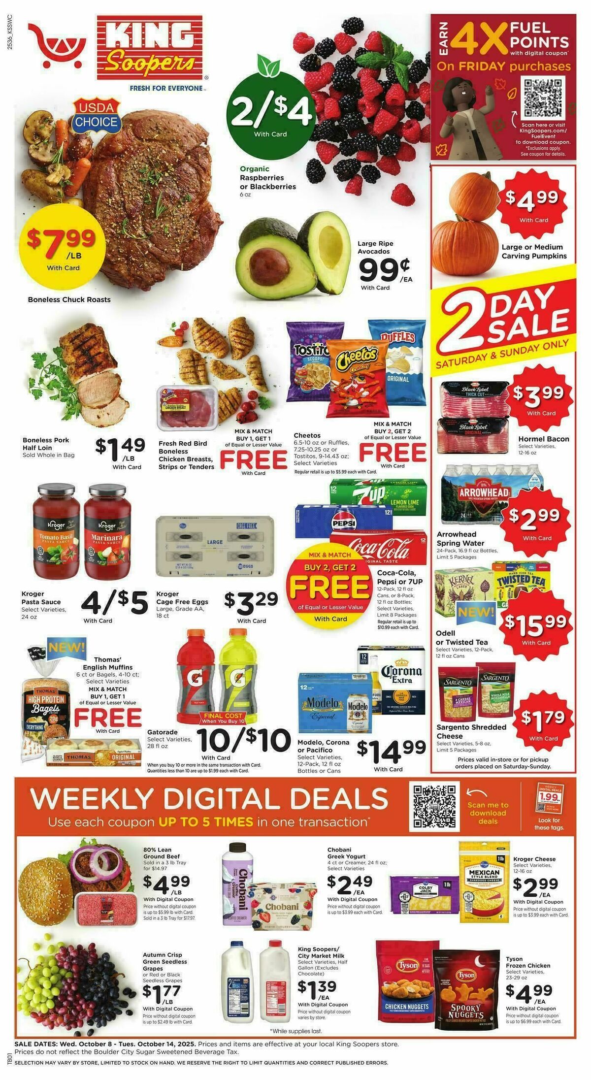 King Soopers Weekly Ad from October 8