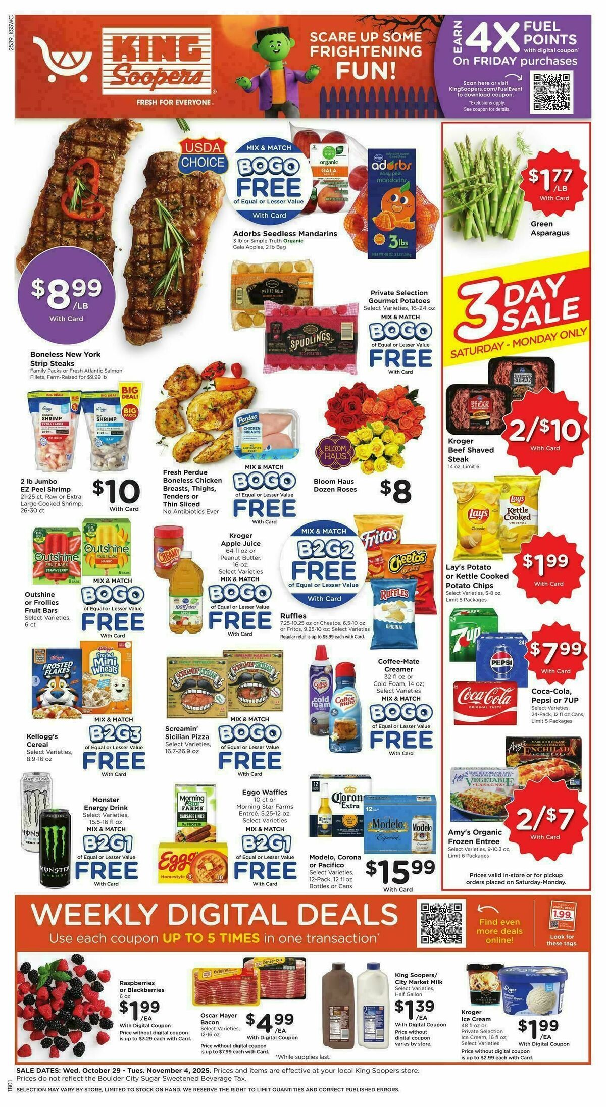 King Soopers Weekly Ad from October 29