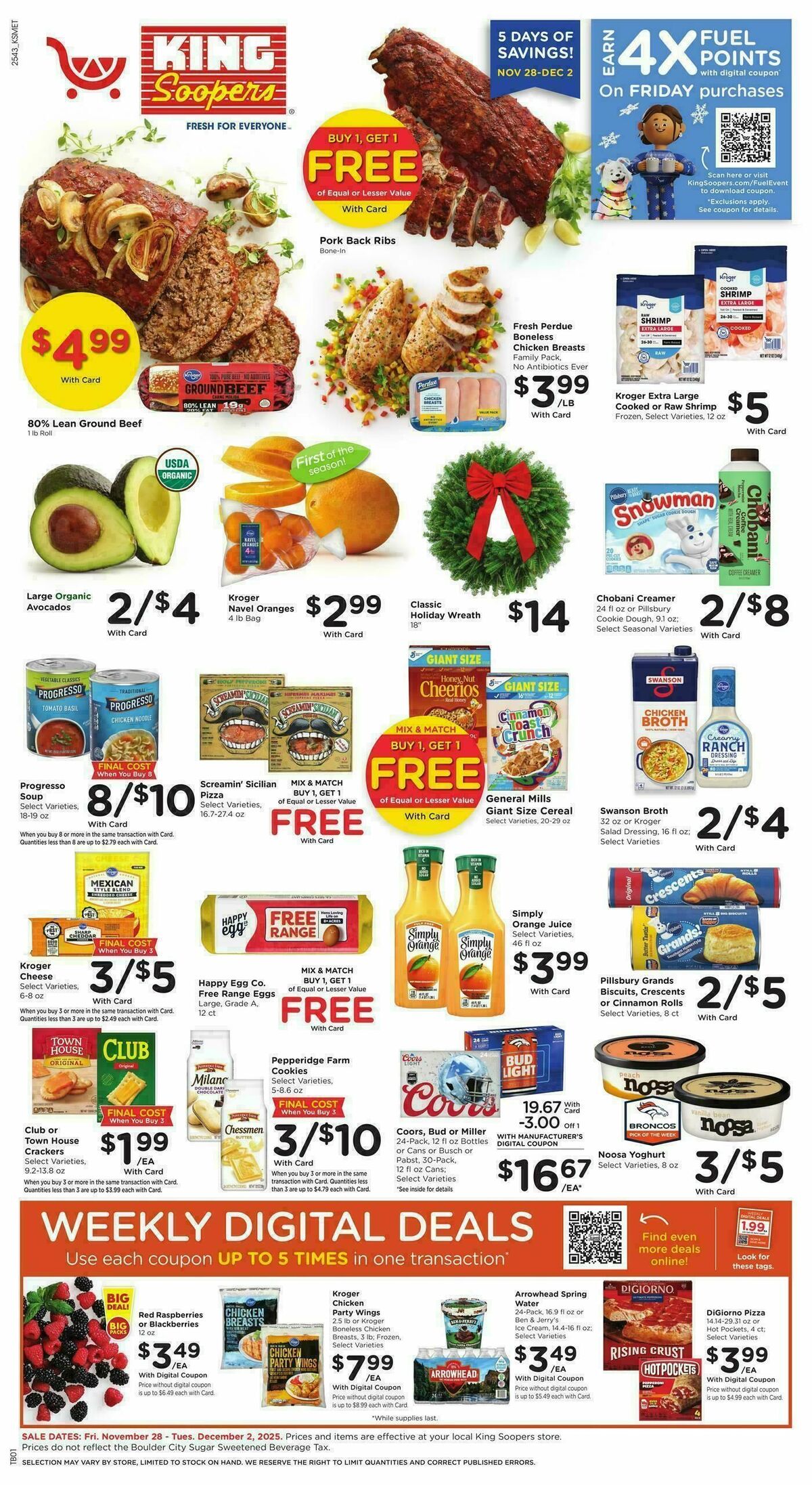King Soopers Weekly Ad from November 28