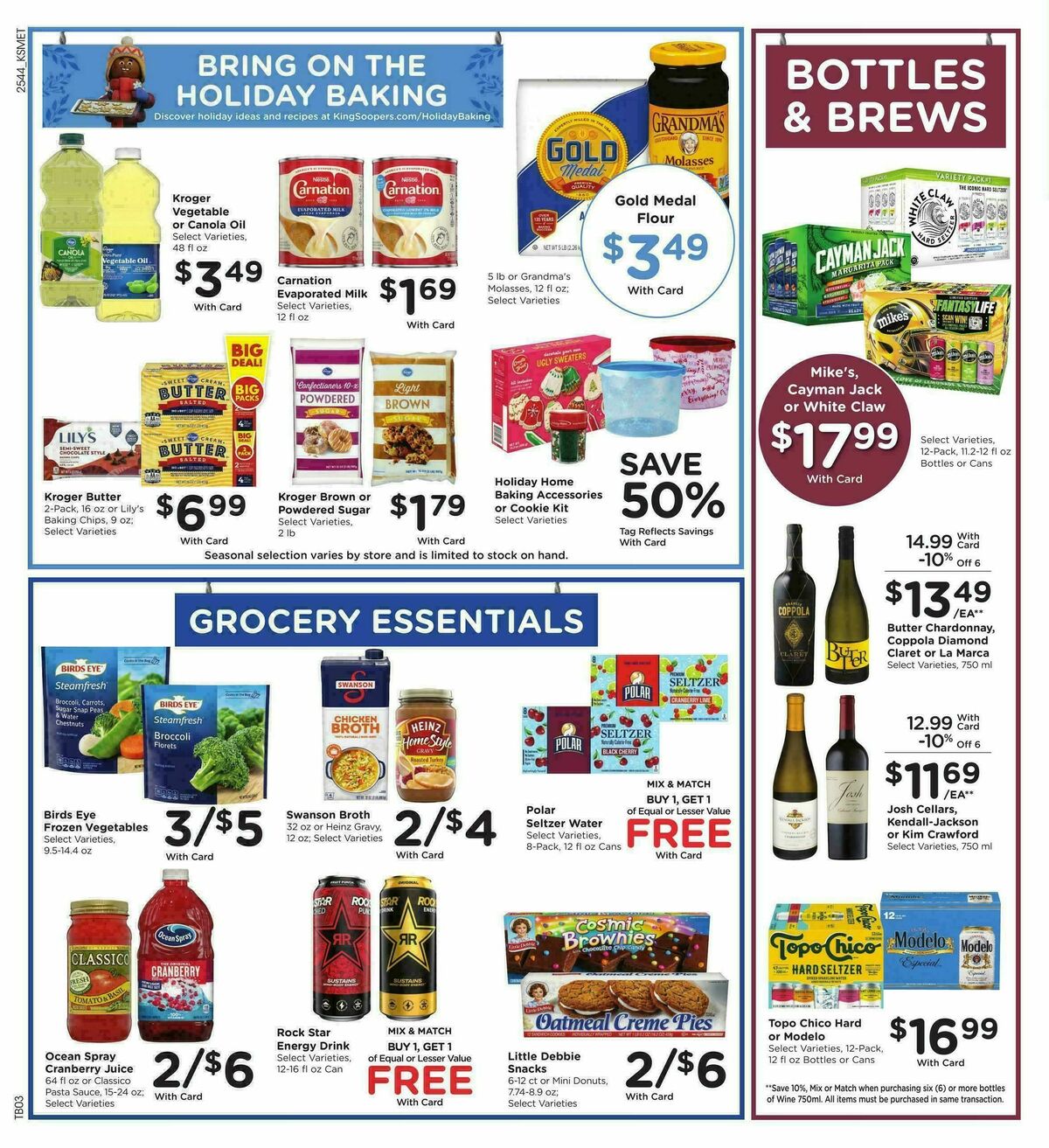 King Soopers Weekly Ad from December 3