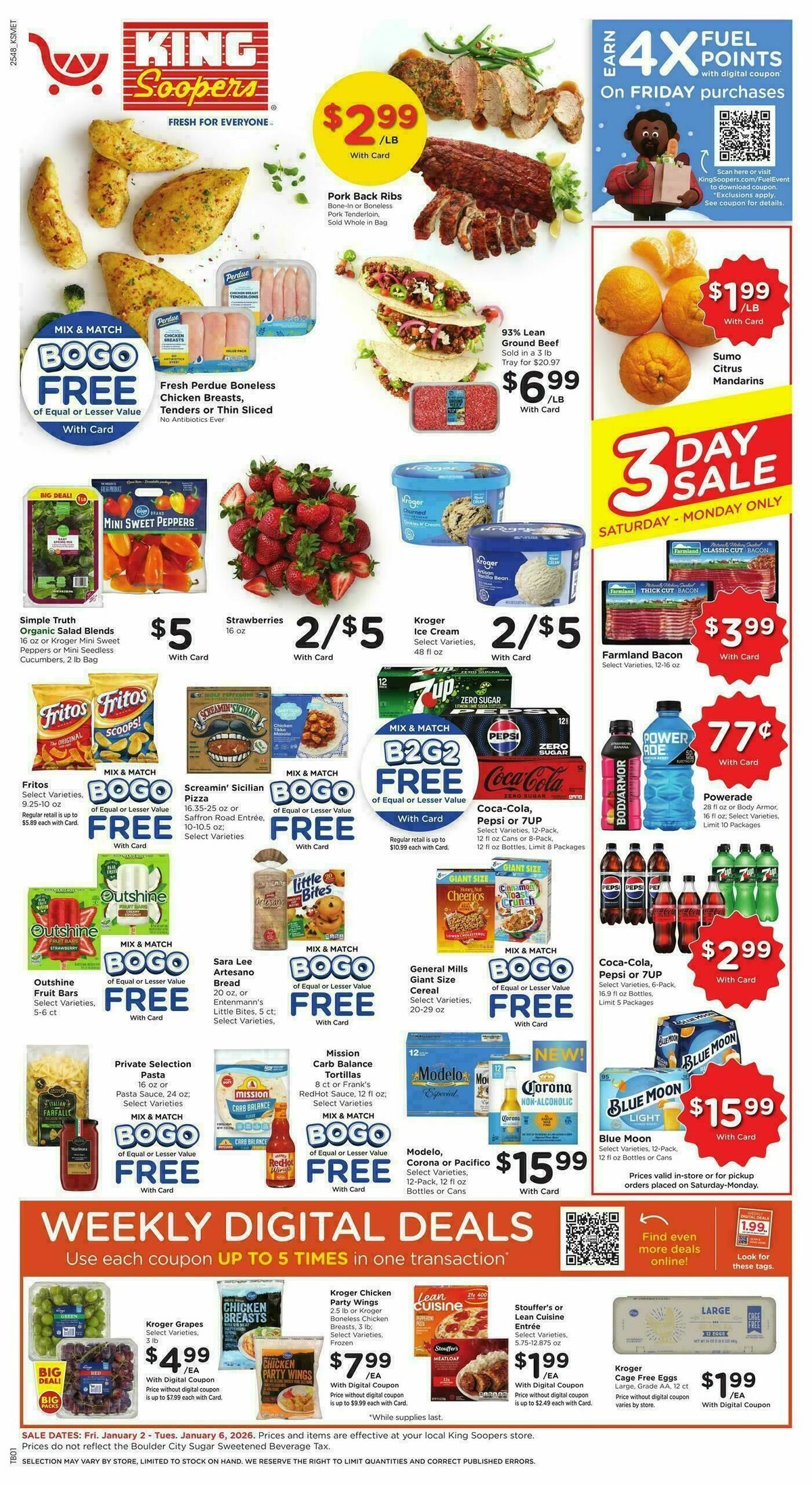 King Soopers Weekly Ad from January 2