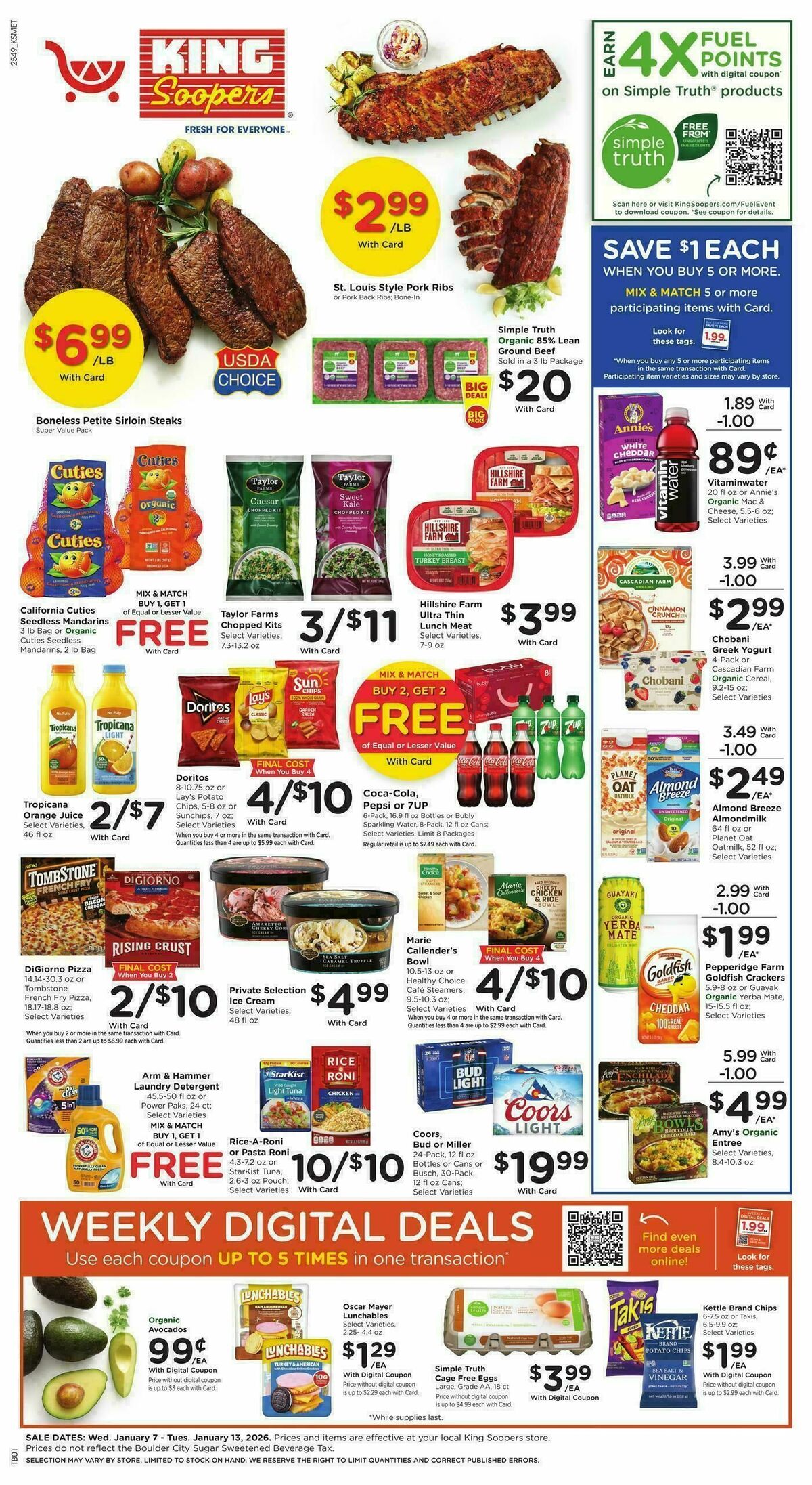 King Soopers Weekly Ad from January 7
