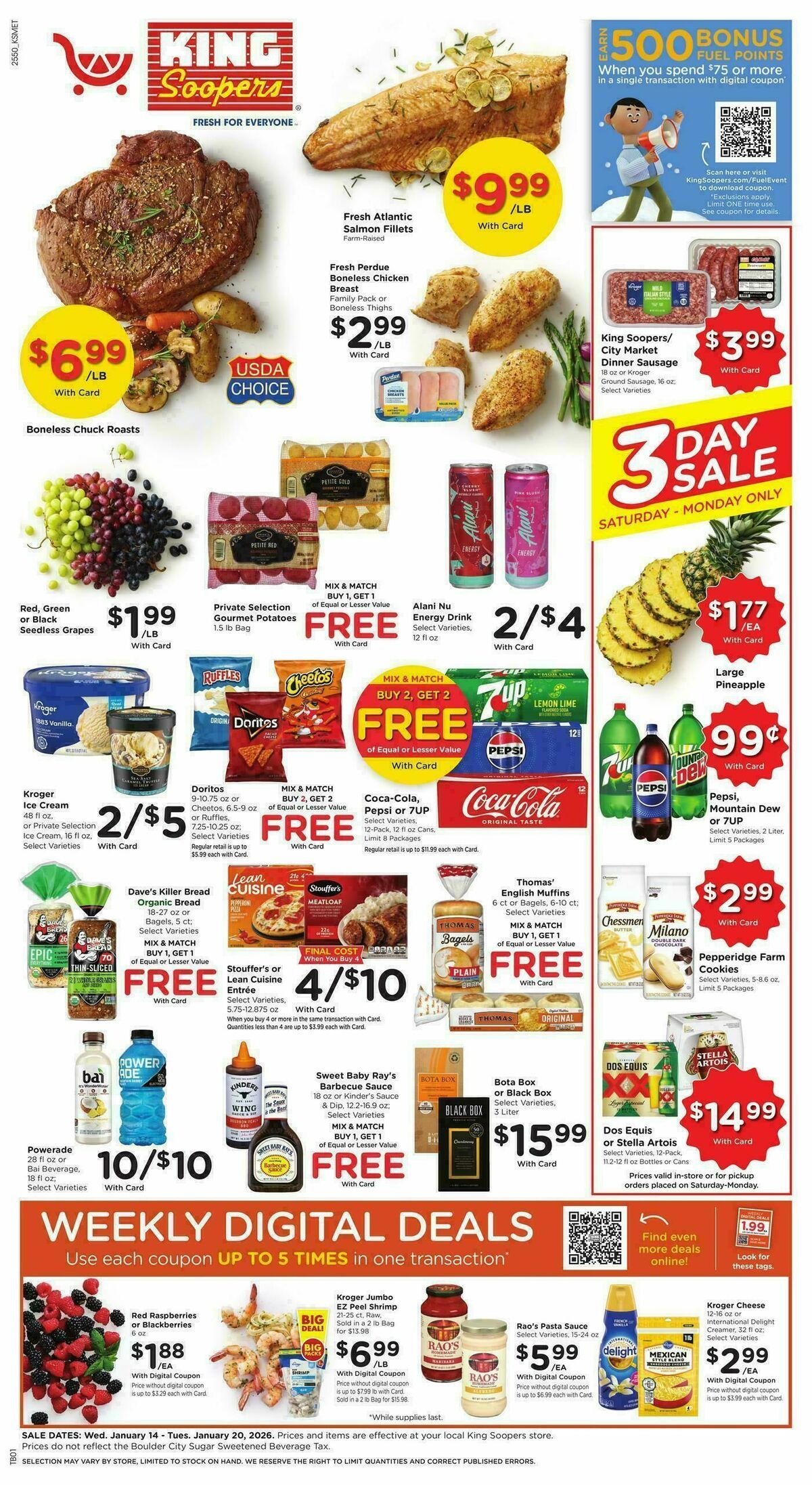 King Soopers Weekly Ad from January 14