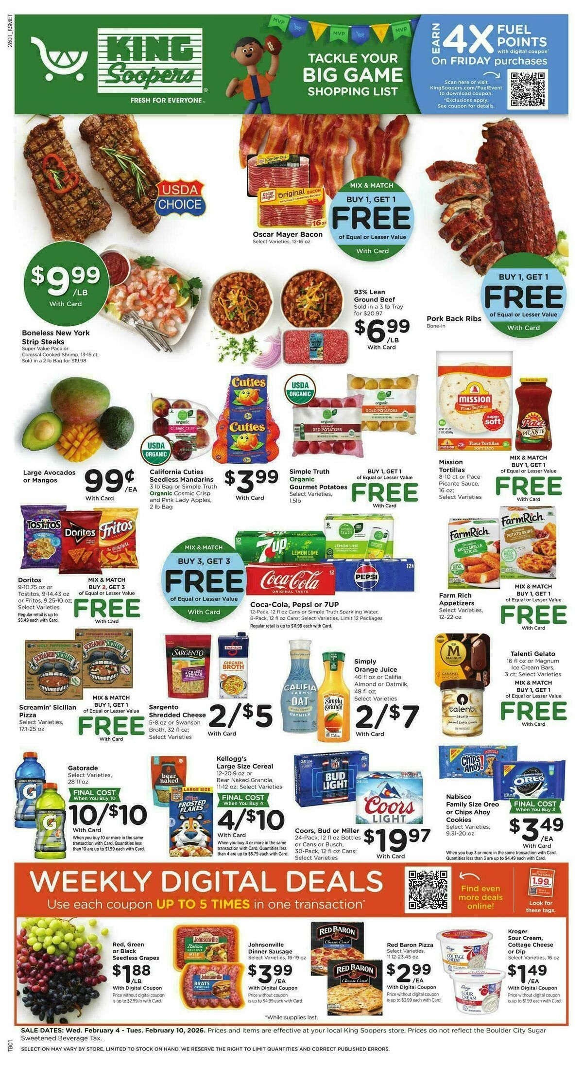 King Soopers Weekly Ad from February 4