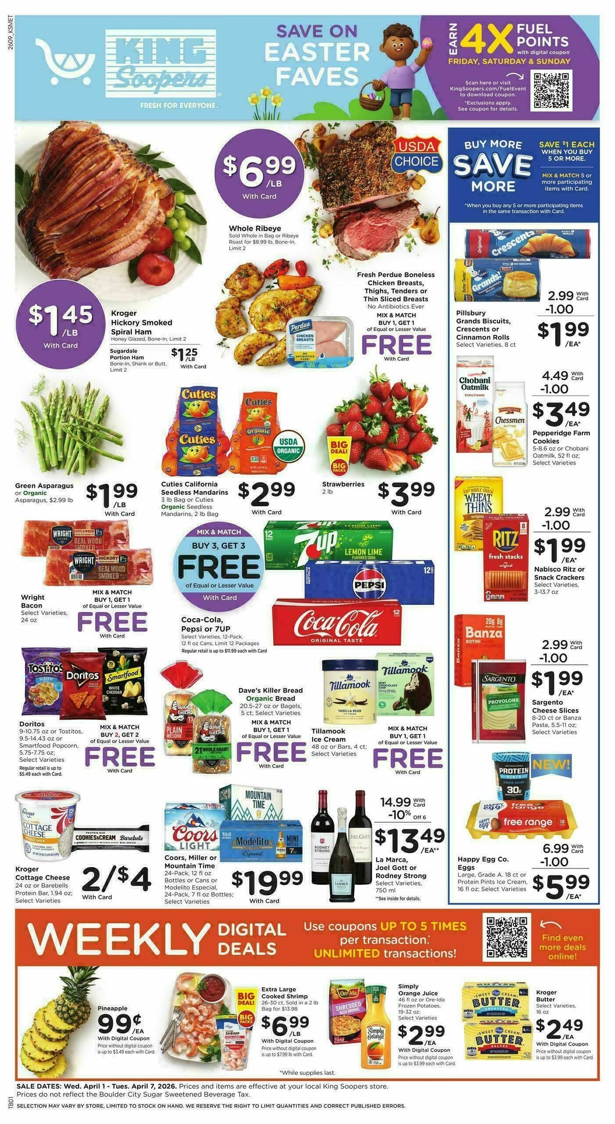 King Soopers Weekly Ad from April 1