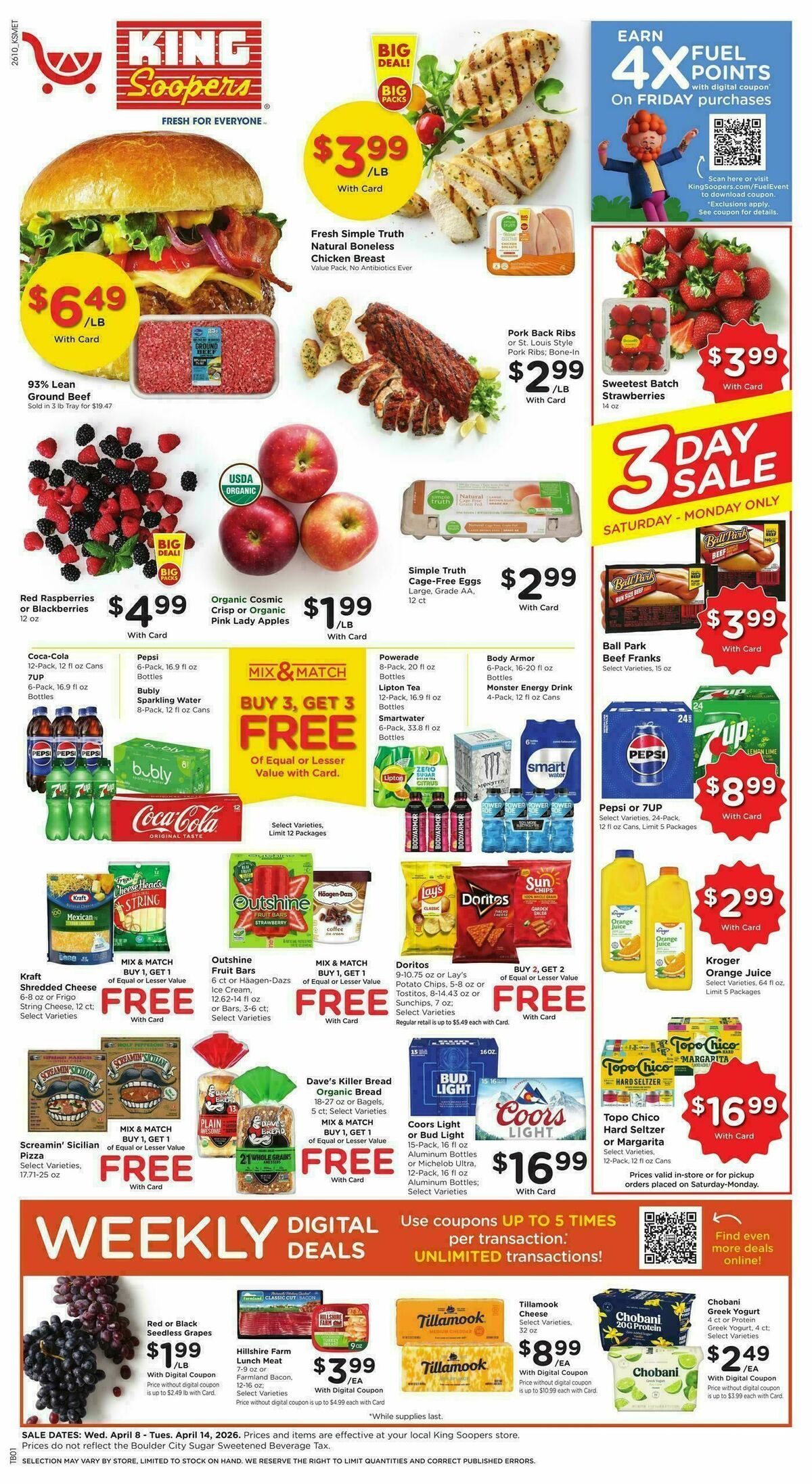 King Soopers Weekly Ad from April 8