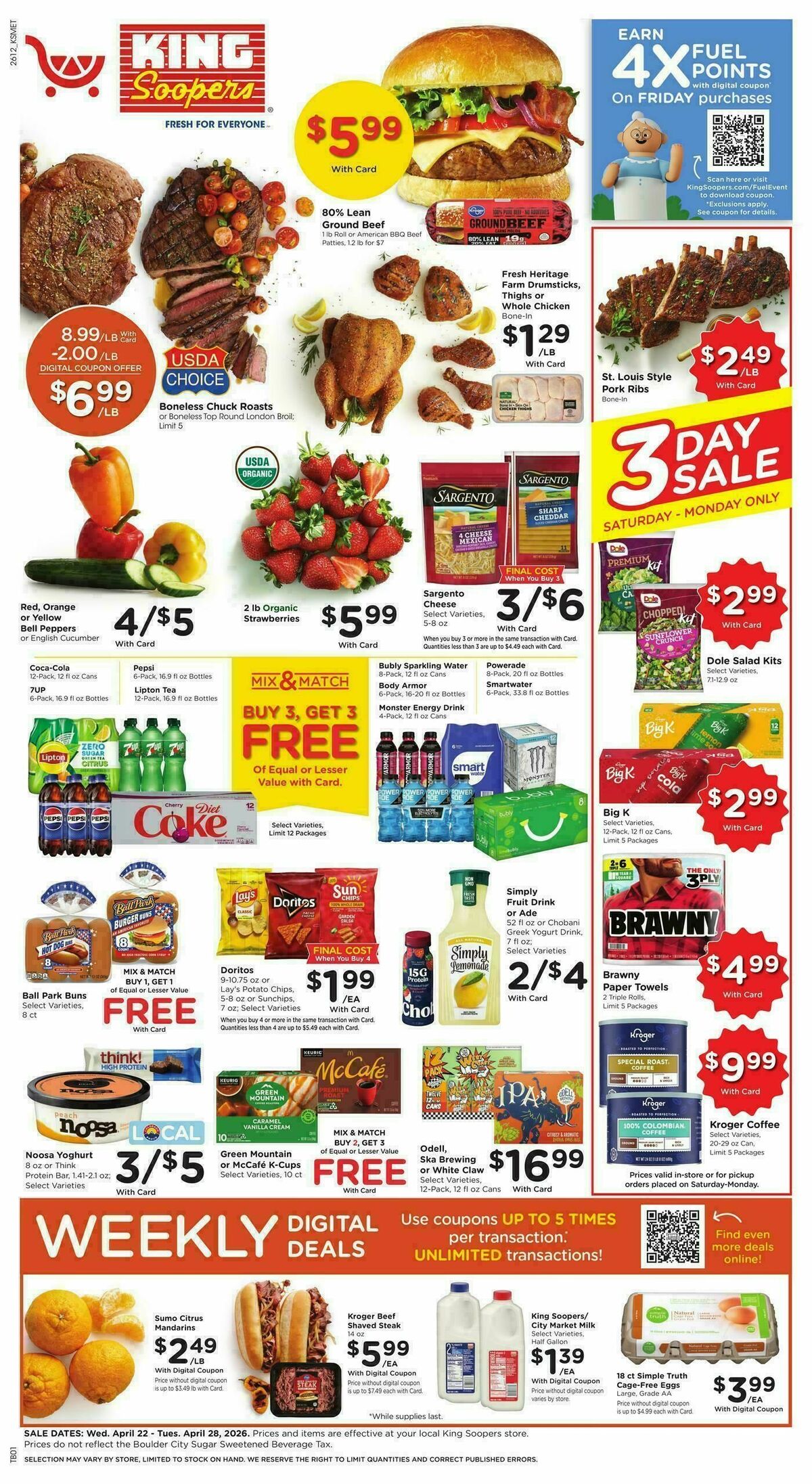 King Soopers Weekly Ad from April 22