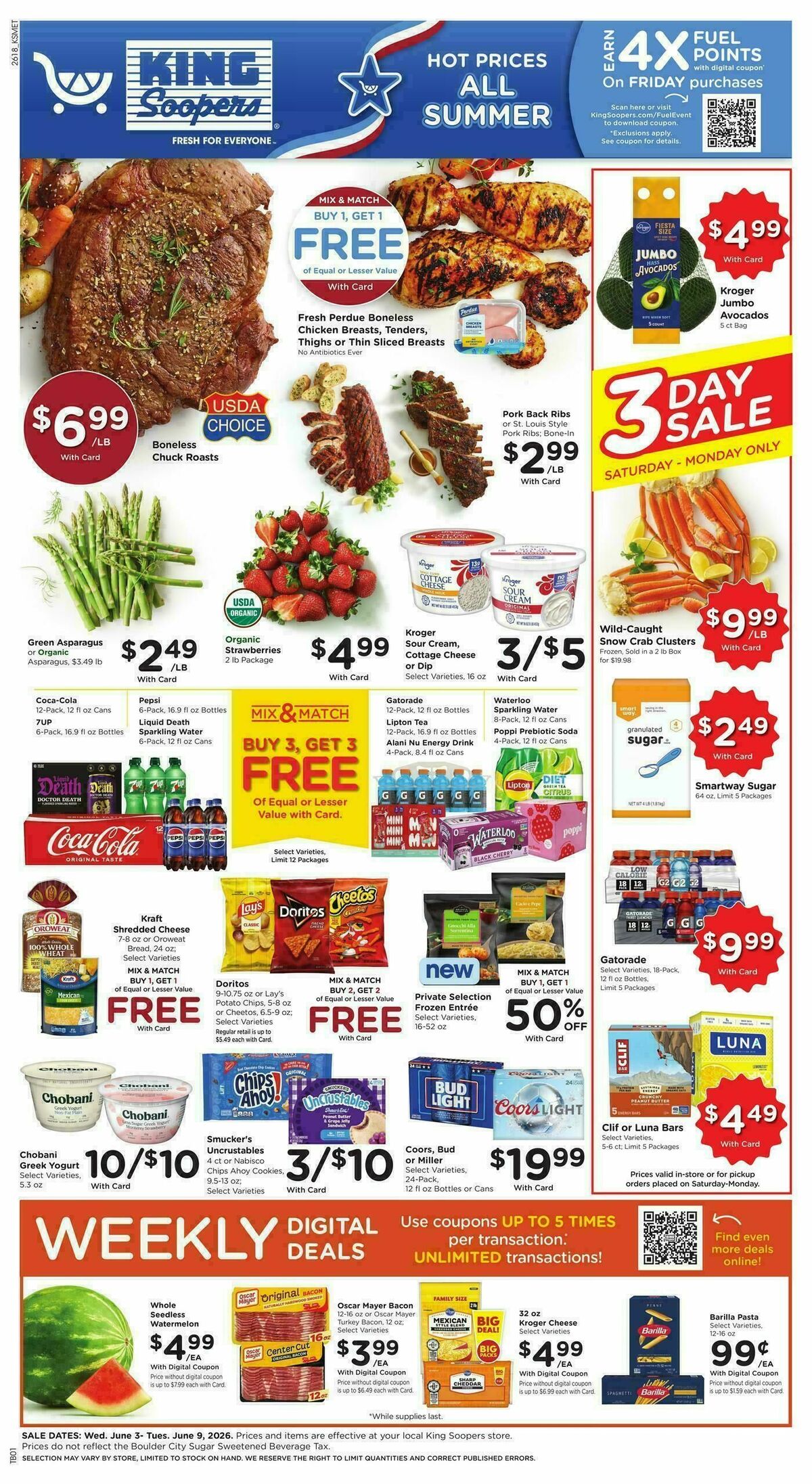 King Soopers Weekly Ad from June 3