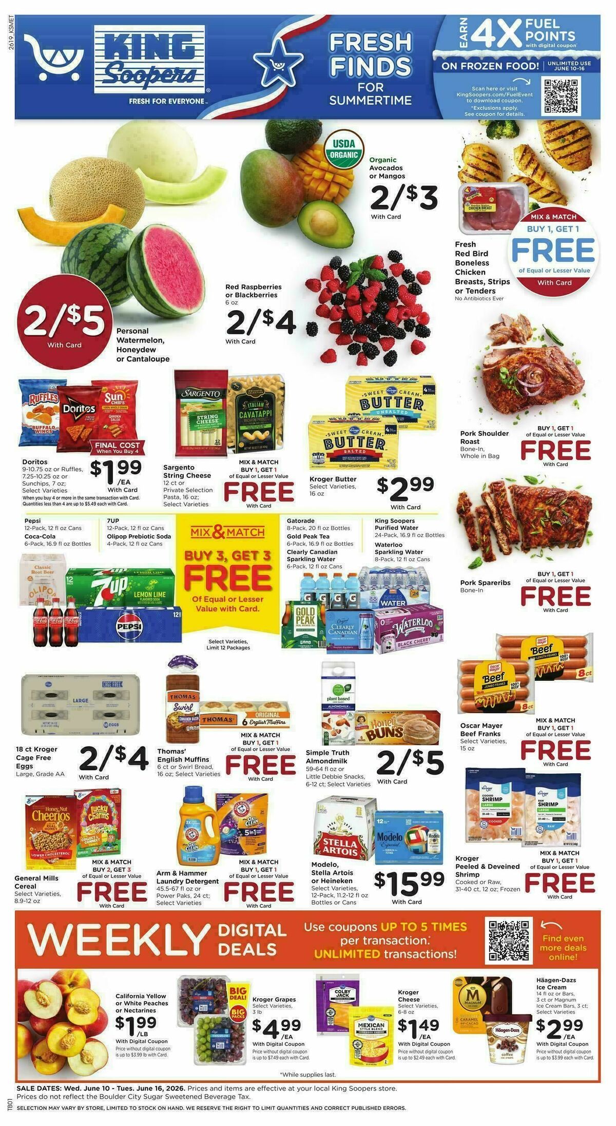 King Soopers Weekly Ad from June 10