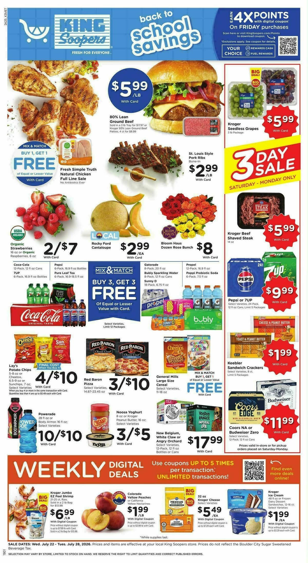 King Soopers Weekly Ad from July 22