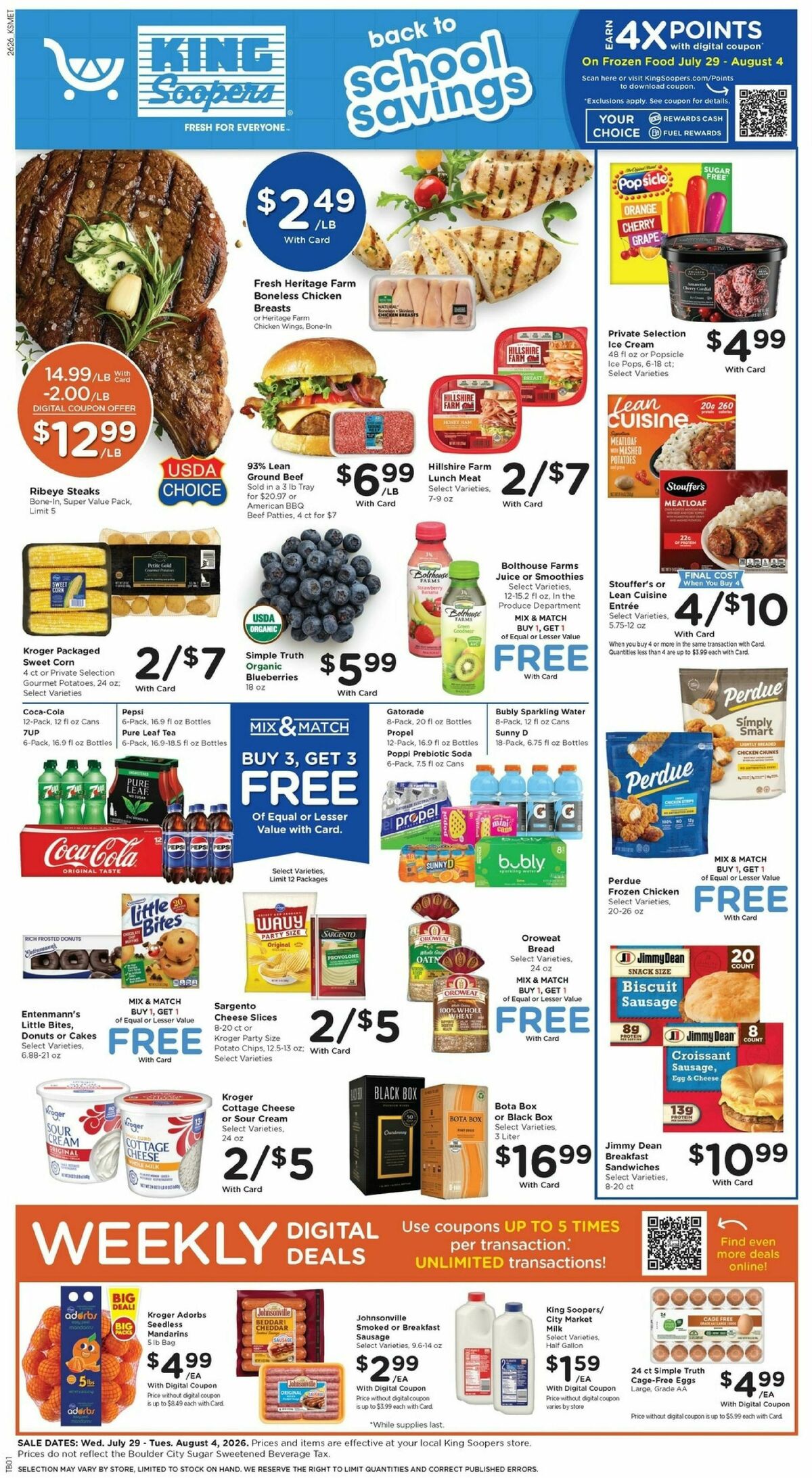 King Soopers Weekly Ad from July 29