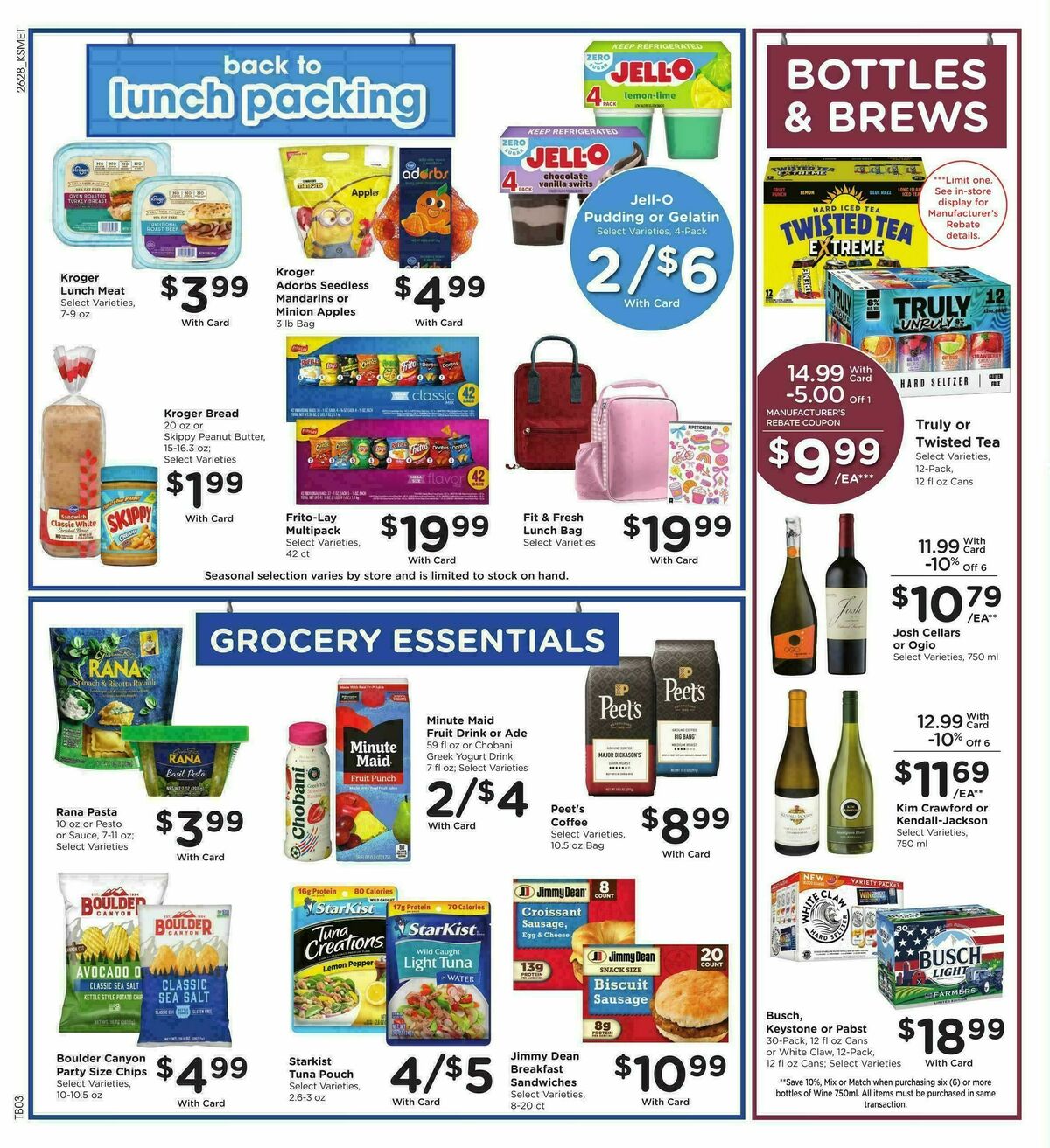King Soopers Weekly Ad from August 12
