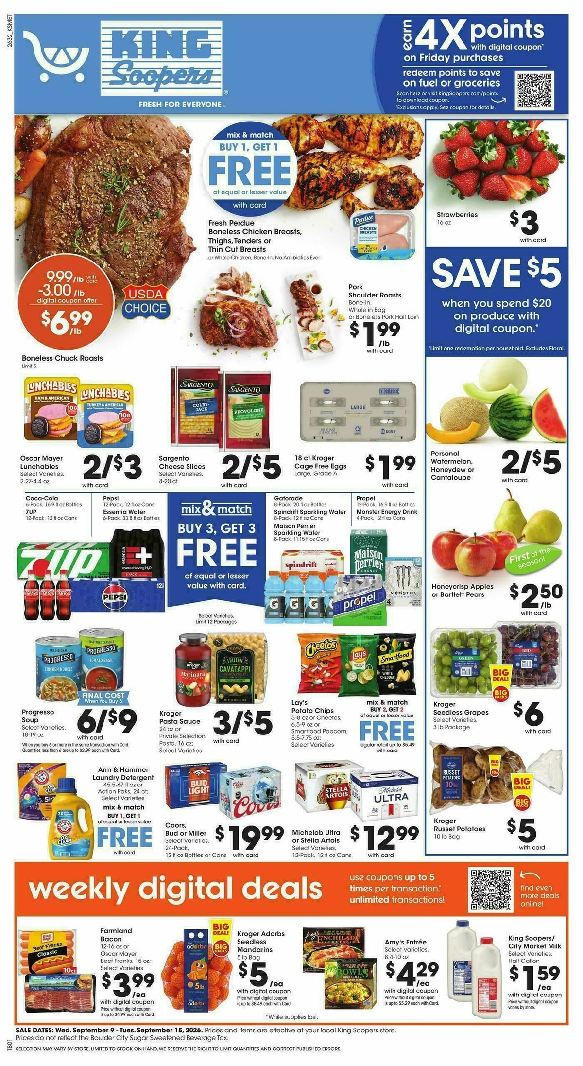 King Soopers Weekly Ad from September 9