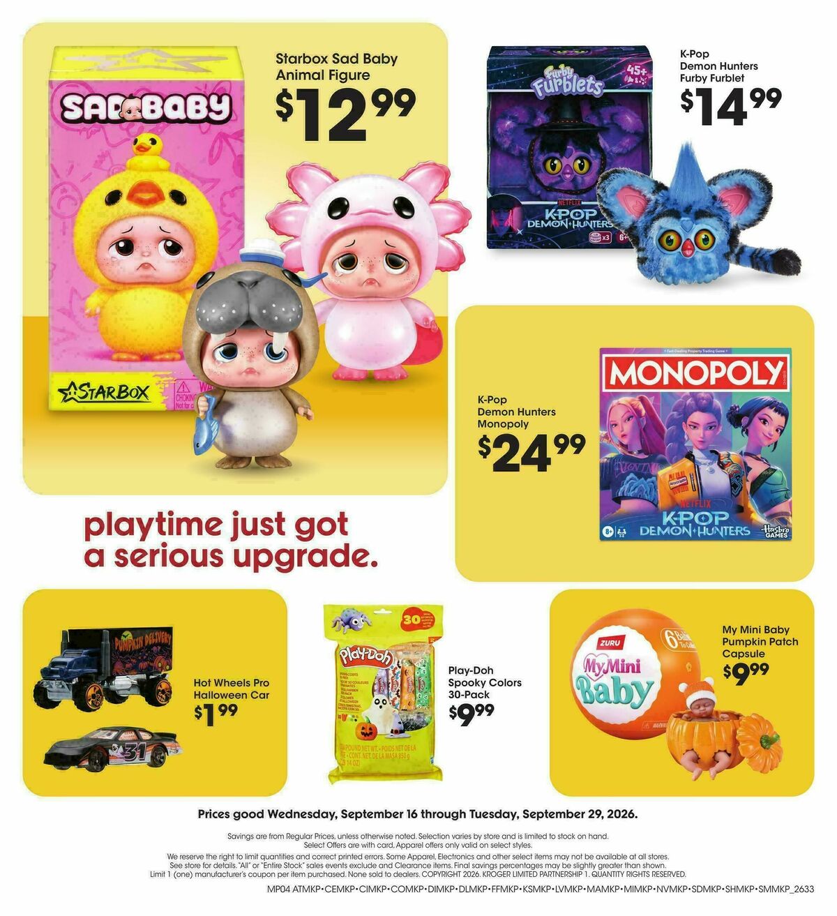 King Soopers Weekly Ad from September 16