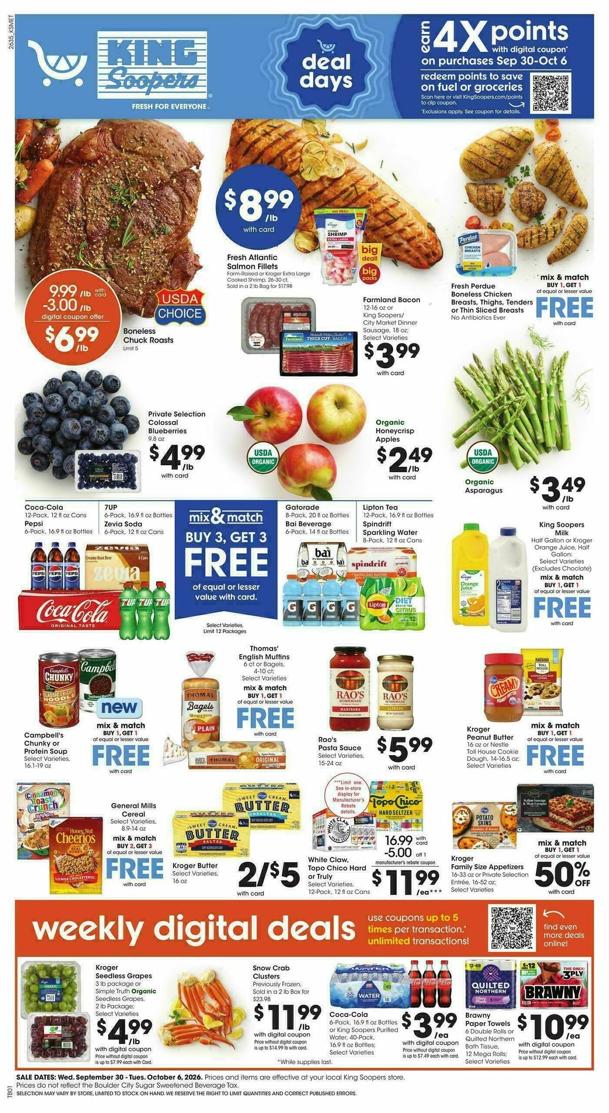 King Soopers Weekly Ad from September 30