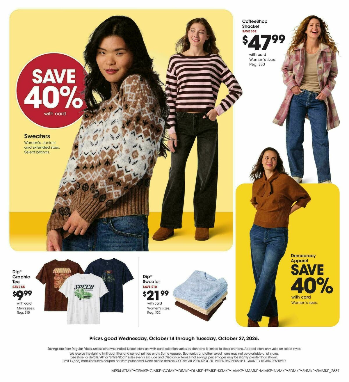 King Soopers Weekly Ad from October 14