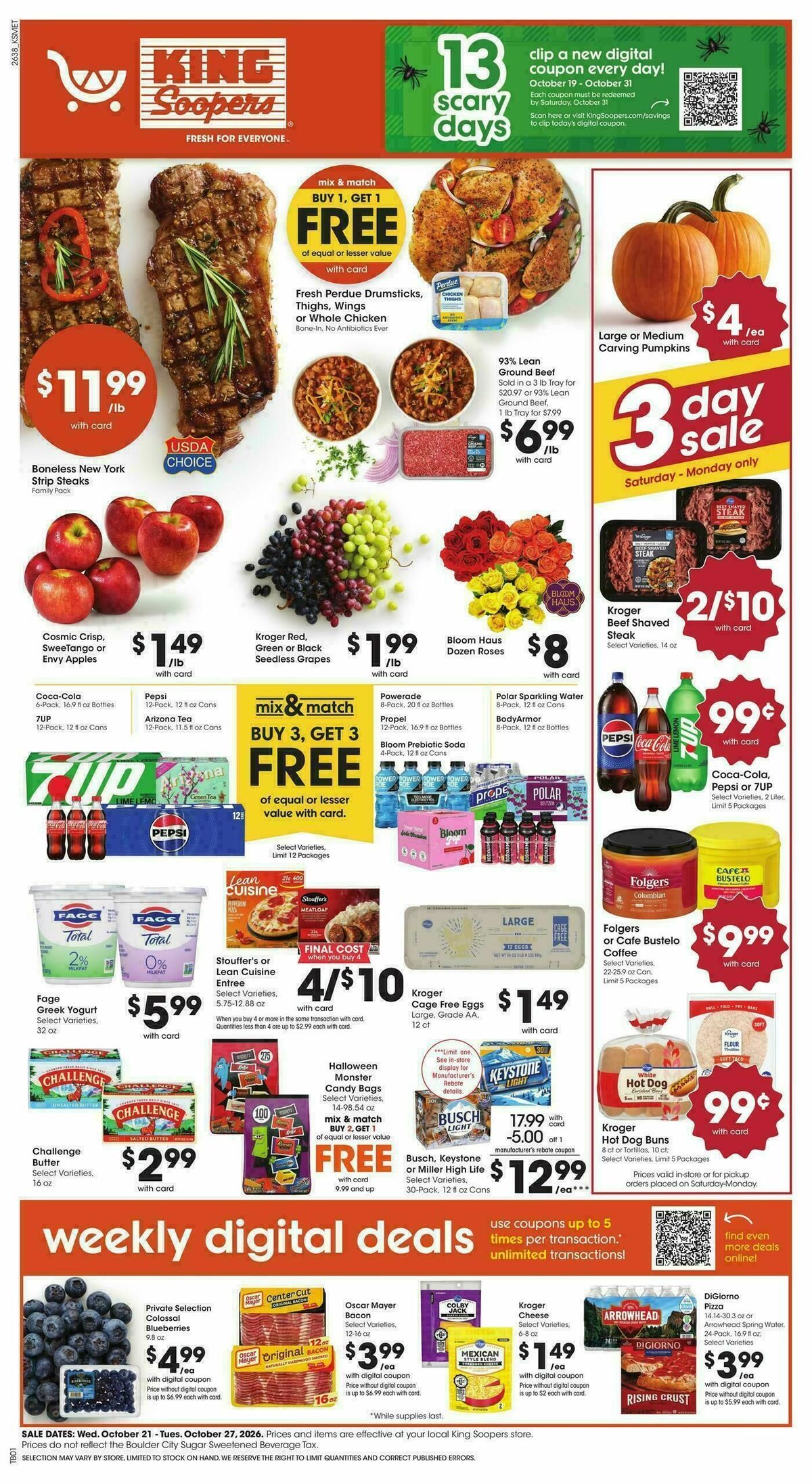 King Soopers Weekly Ad from October 21