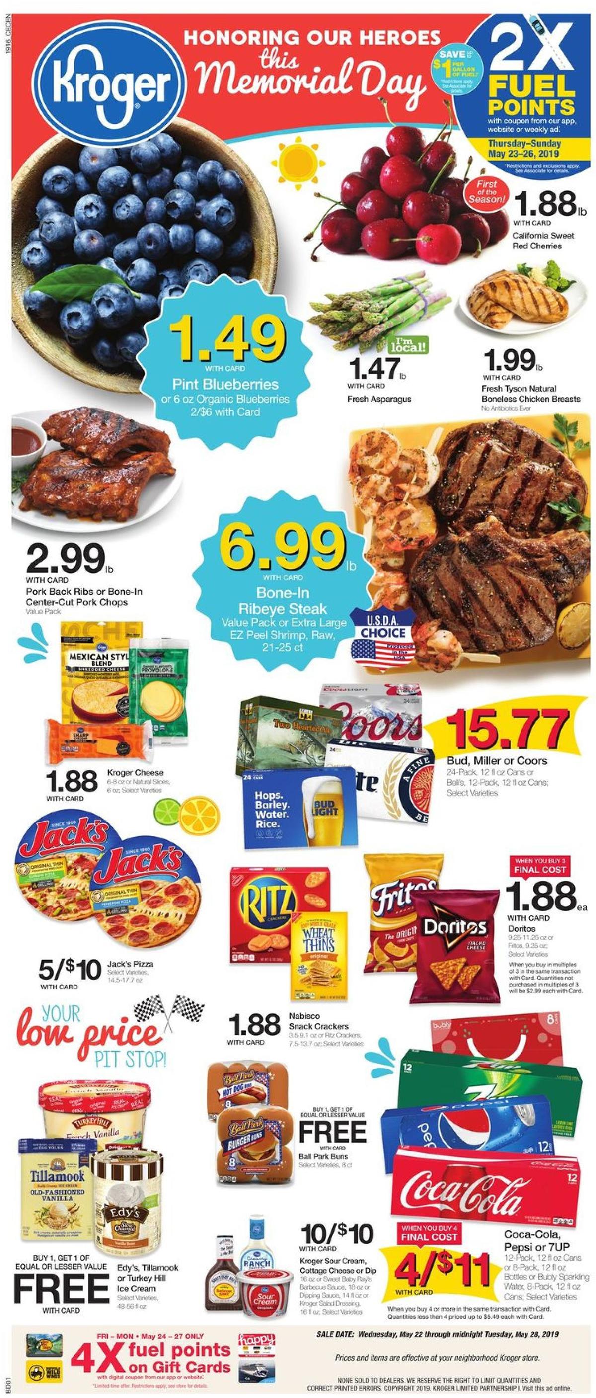 Kroger Weekly Ad from May 22