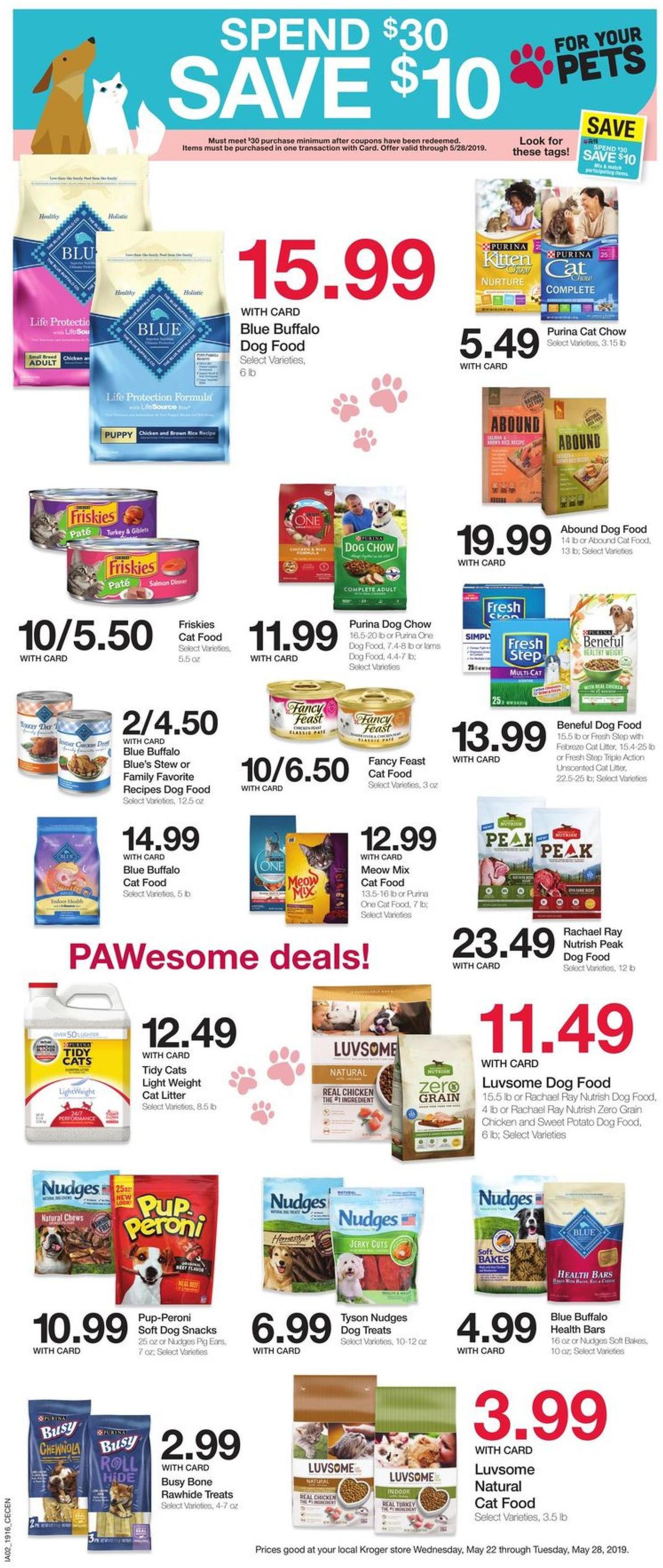 Kroger Weekly Ad from May 22