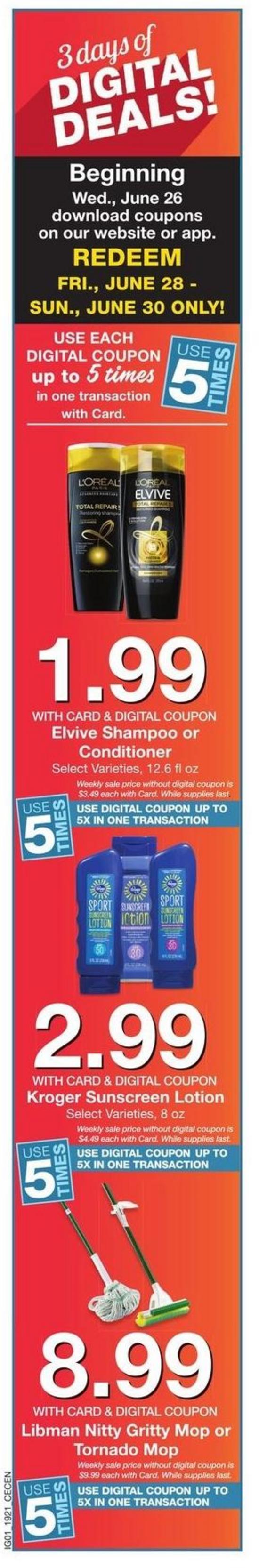 Kroger Weekly Ad from June 26