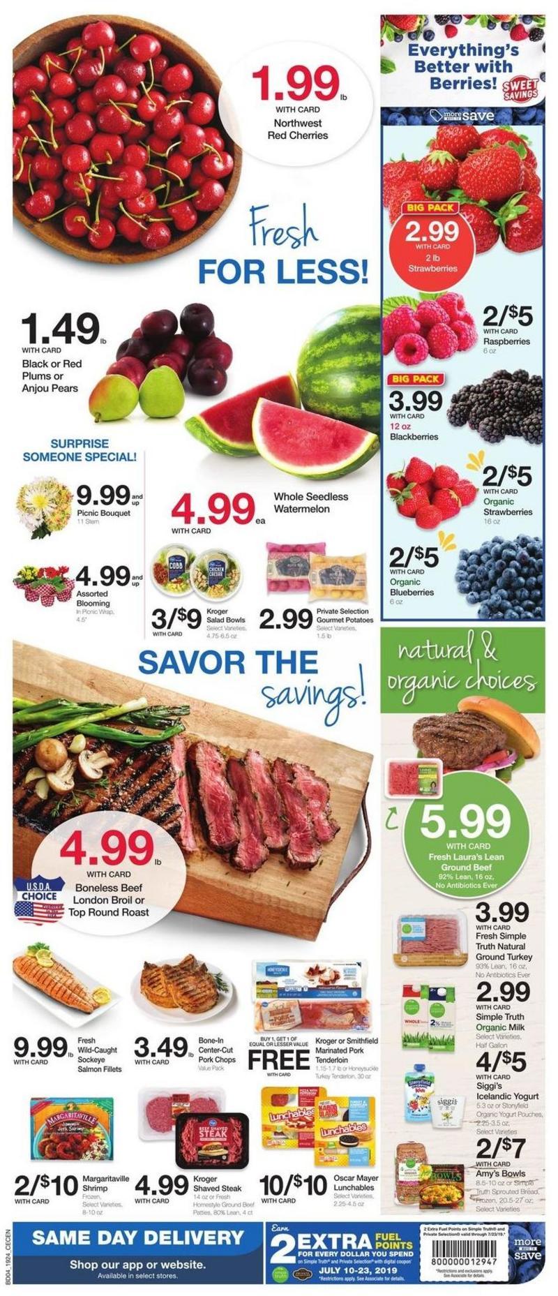 Kroger Weekly Ad from July 17