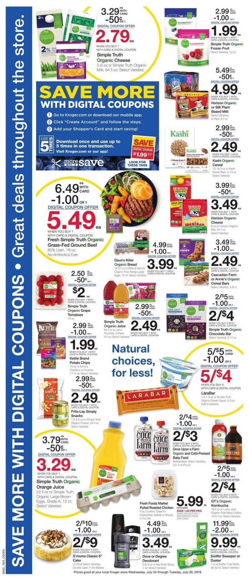 Kroger Weekly Ad from July 24