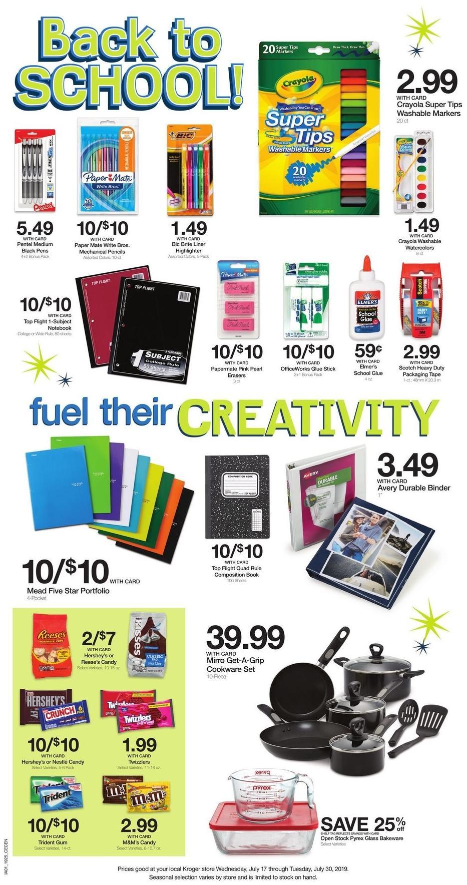 Kroger Weekly Ad from July 24