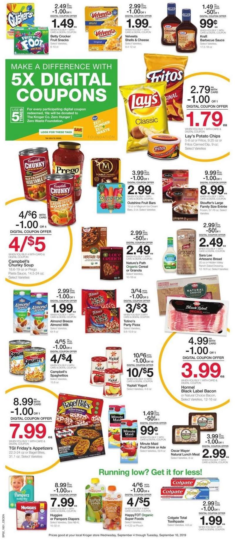 Kroger Weekly Ad from September 4