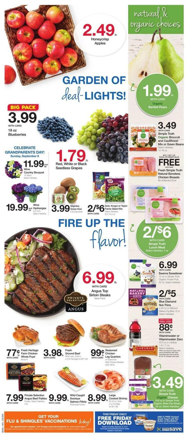 Kroger Weekly Ad from September 4